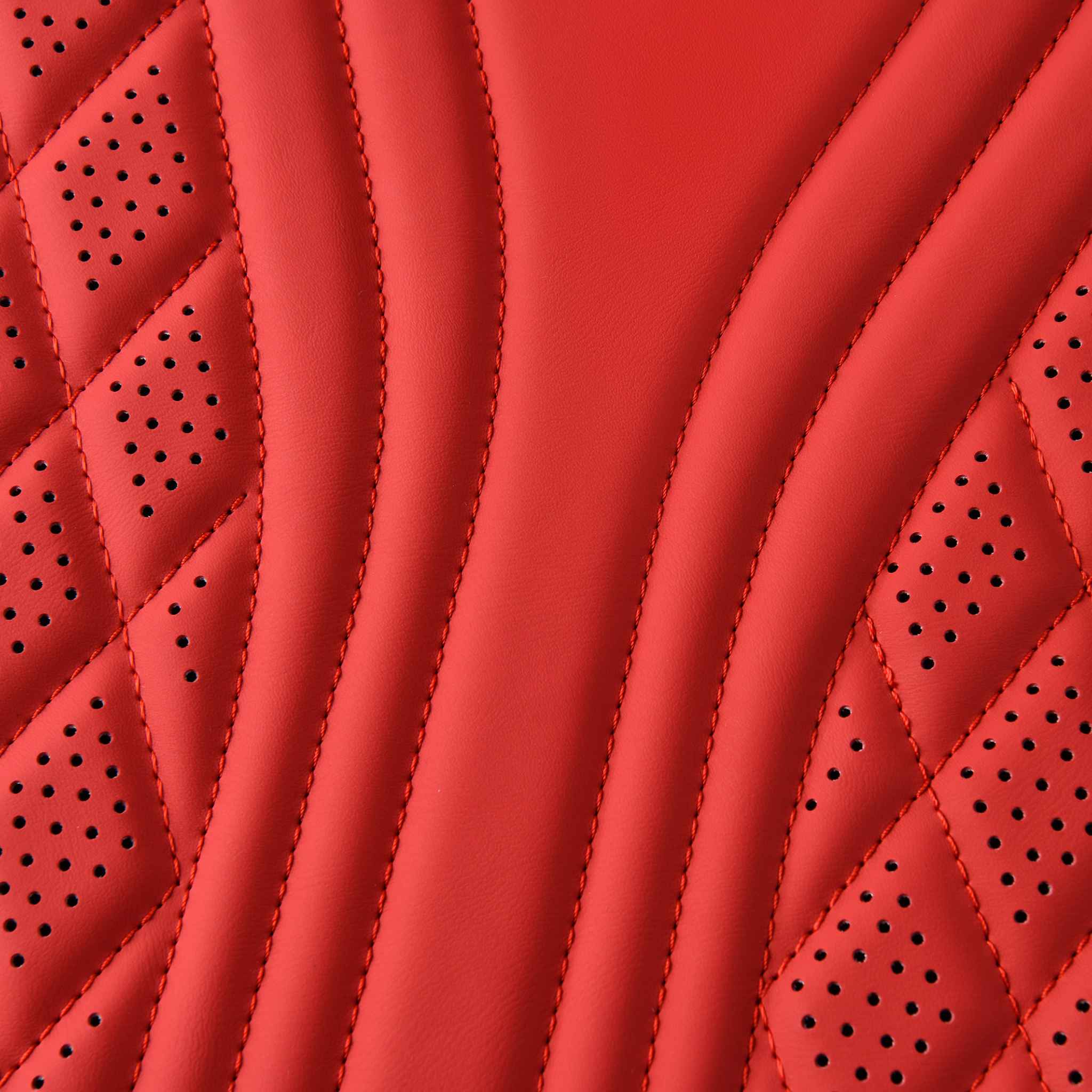 Luxus SeatSkin™ Flow Vegan Leather Seat Covers | Ferrari Red