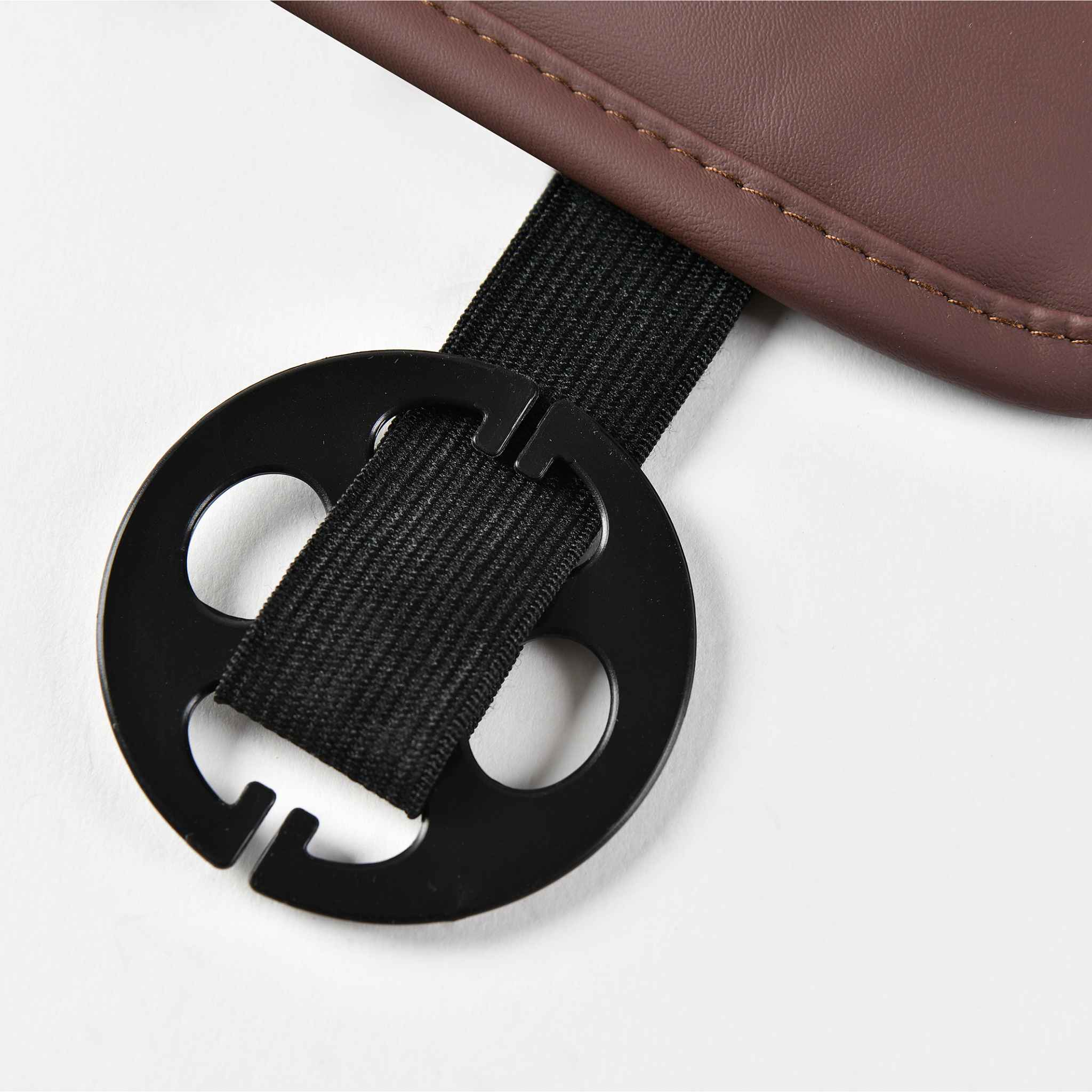 Luxus SeatSkin™ Diamond Vegan Leather Seat Covers | Onyx Black