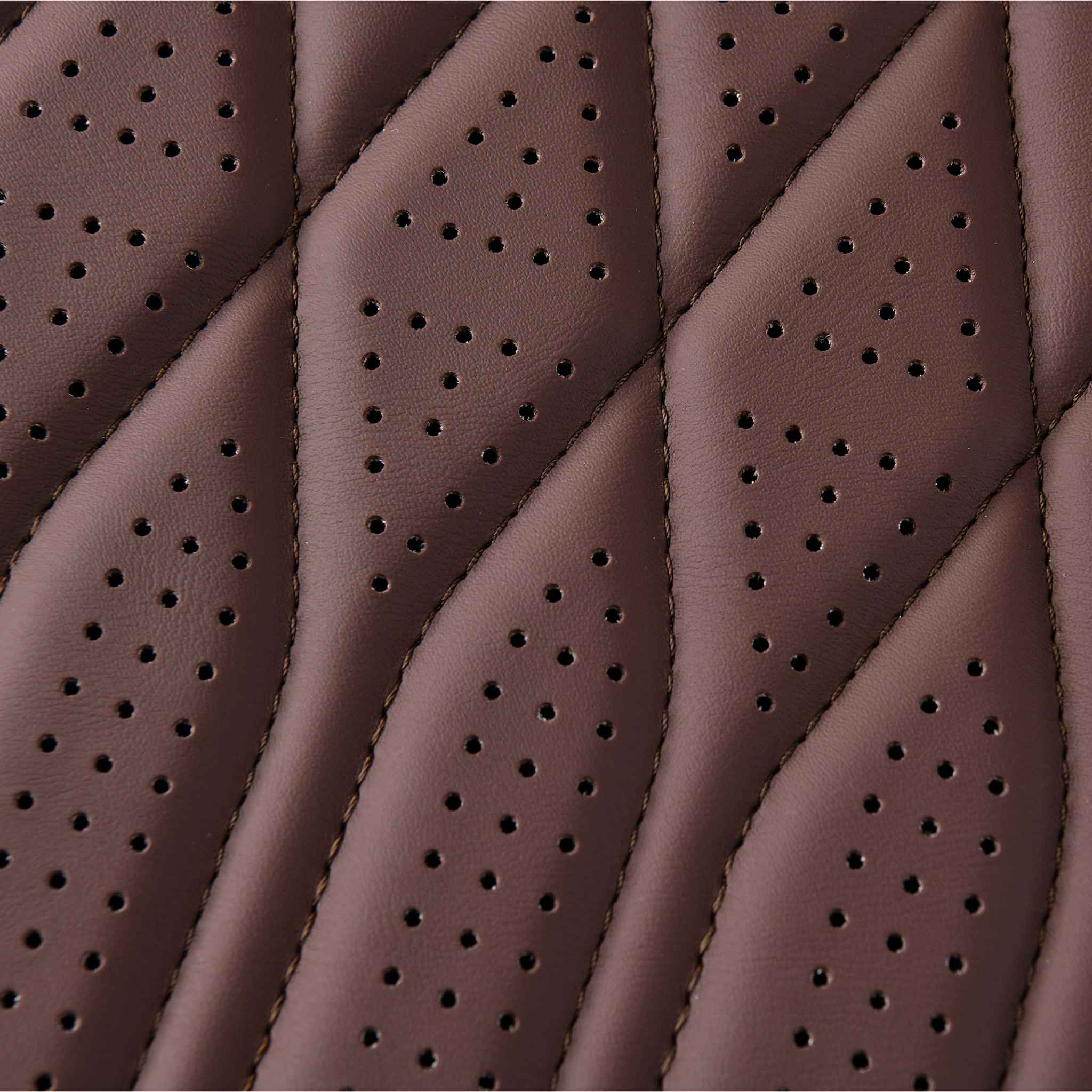 Luxus SeatSkin™ Diamond Vegan Leather Seat Covers | Onyx Black