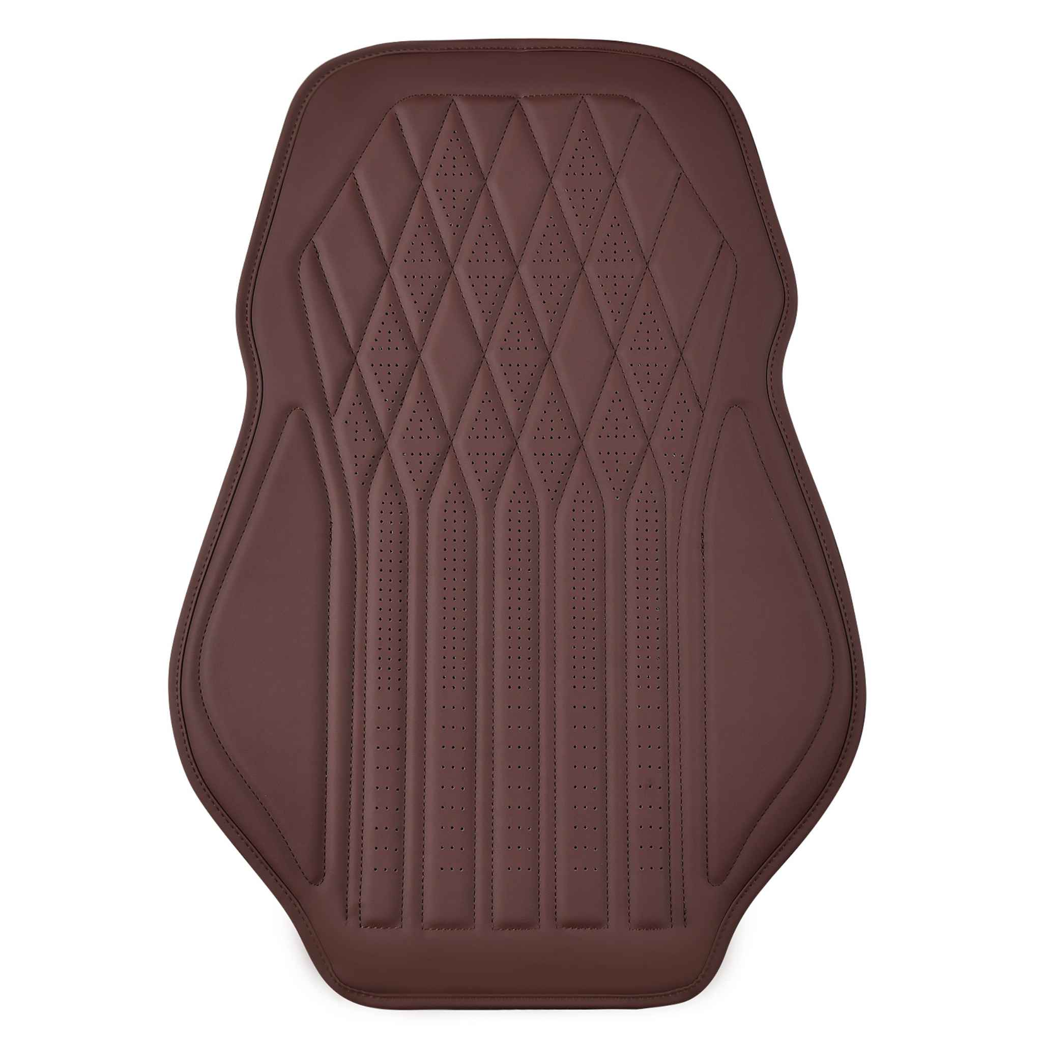 Luxus VeilFit™ OEM-Style Diamond Vegan Leather Car Seat Covers – Ferrari Red