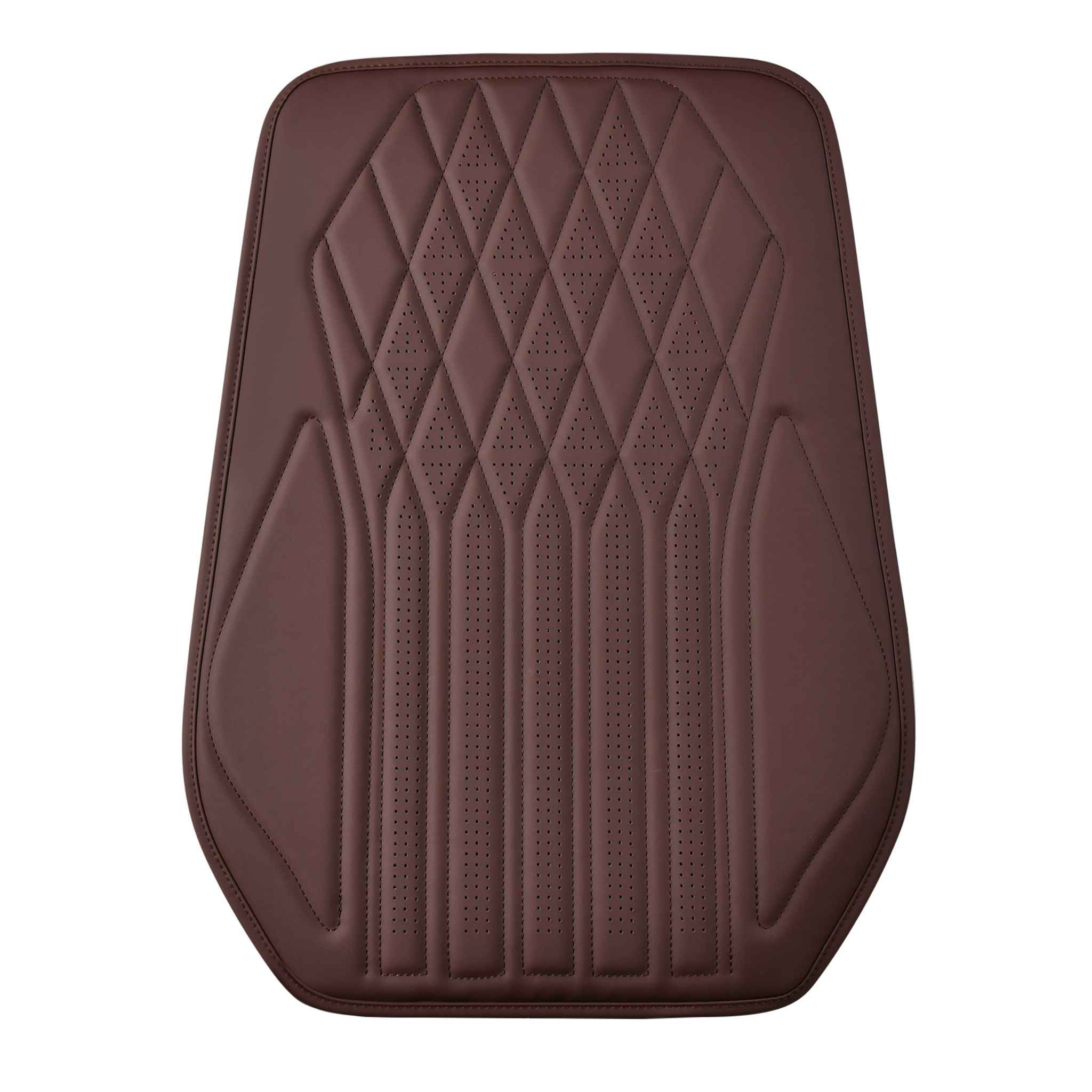 Luxus VeilFit™ OEM-Style Diamond Vegan Leather Car Seat Covers – Ferrari Red