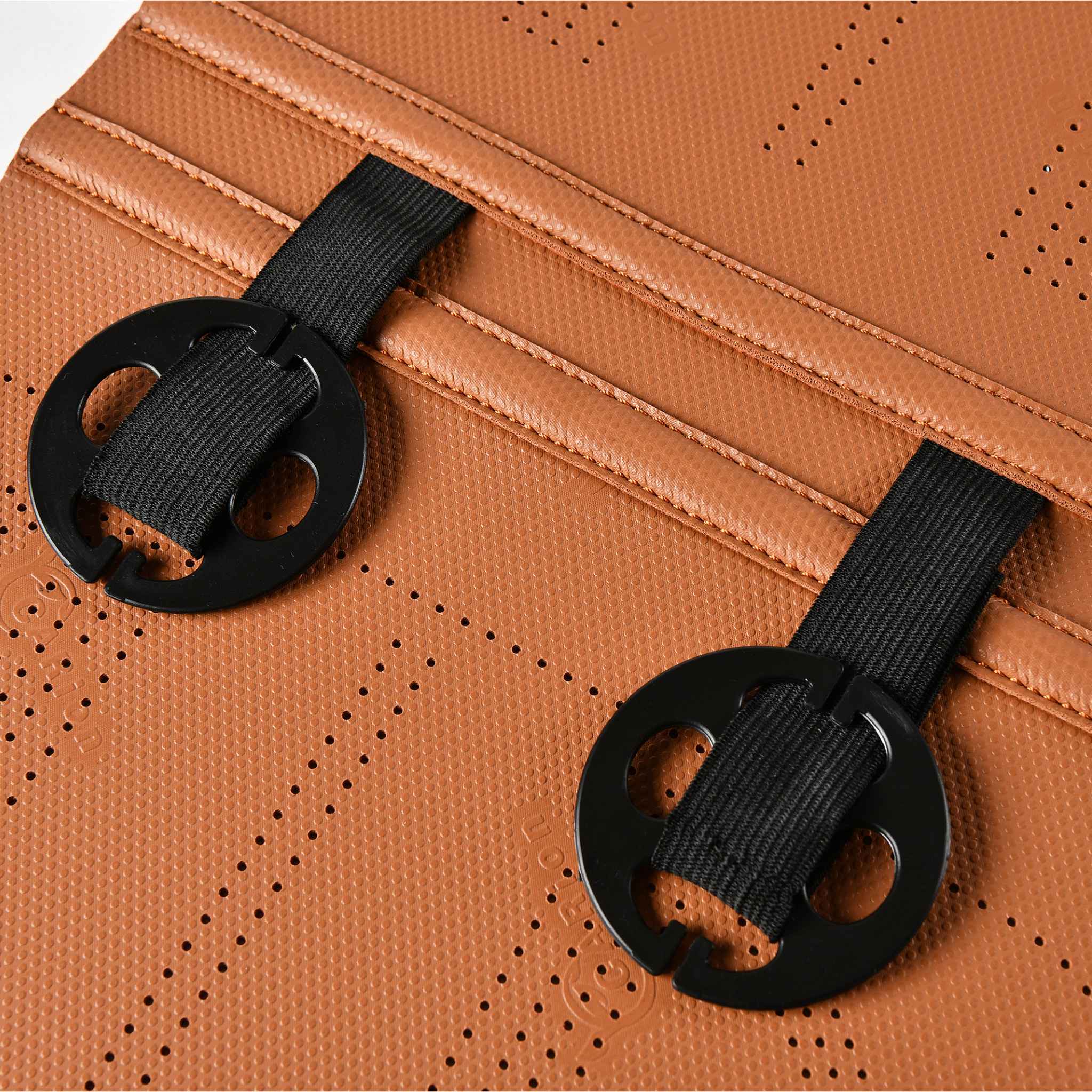 Luxus SeatSkin™ Diamond Suede Seat Covers | Lava Orange