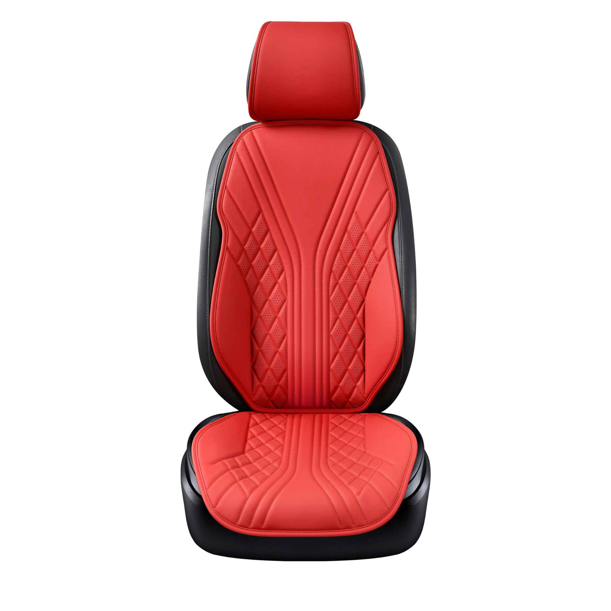 Luxus SeatSkin™ Flow Vegan Leather Seat Covers | Ferrari Red