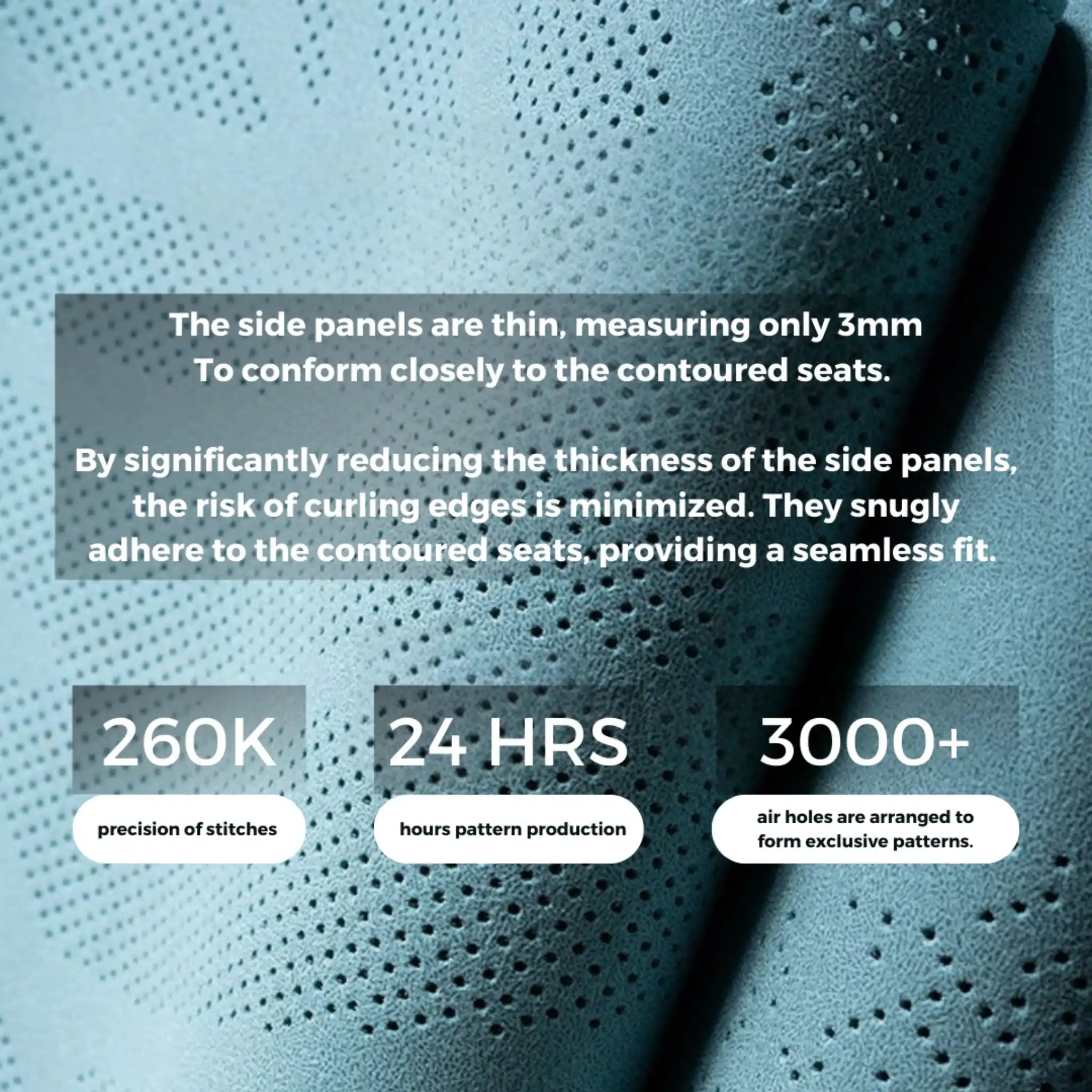 Luxus SeatSkin™ Suede Leaf Seat Covers | Velvet Mocha