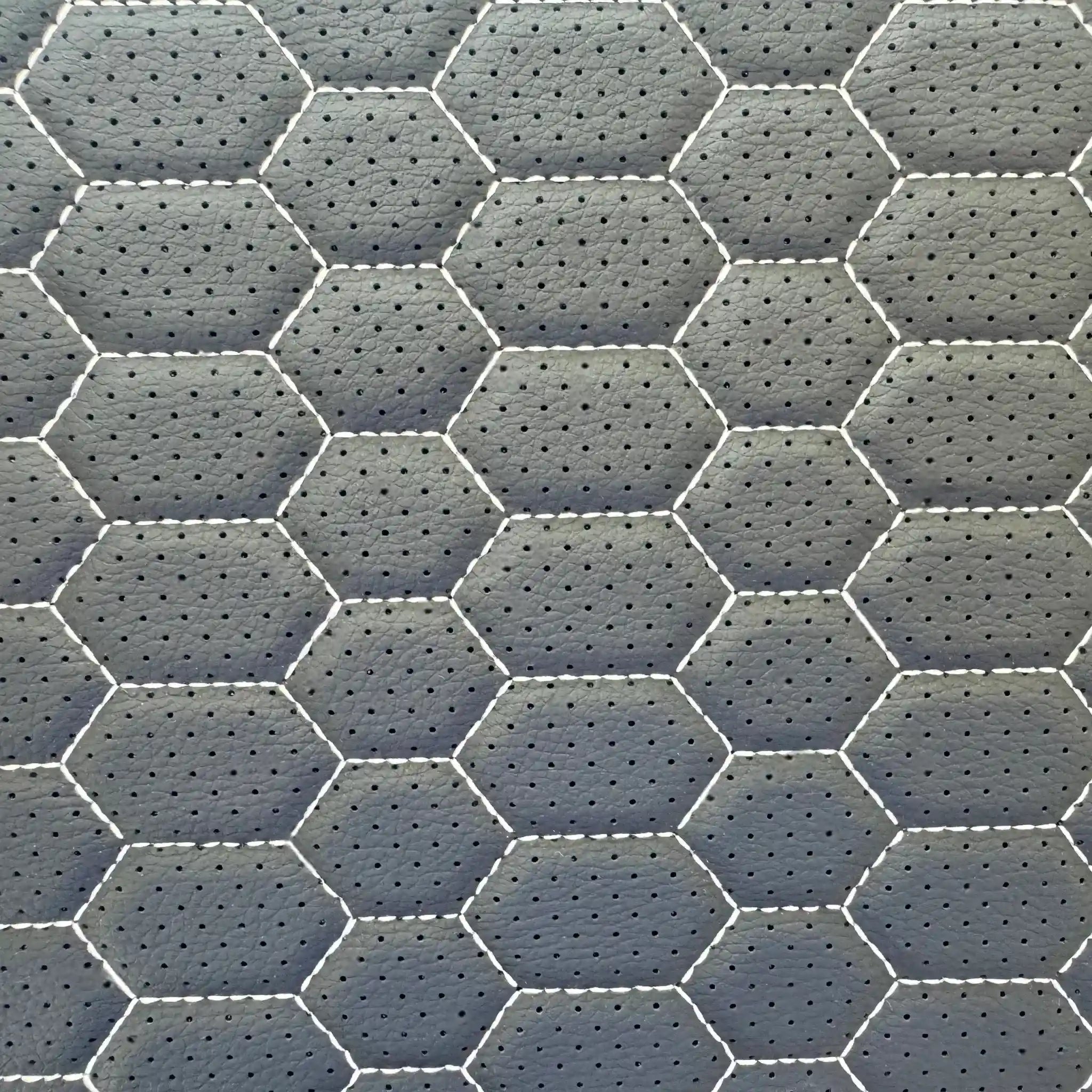 Luxus Premium Trunk Organizer | Black & White Honeycomb Stitching