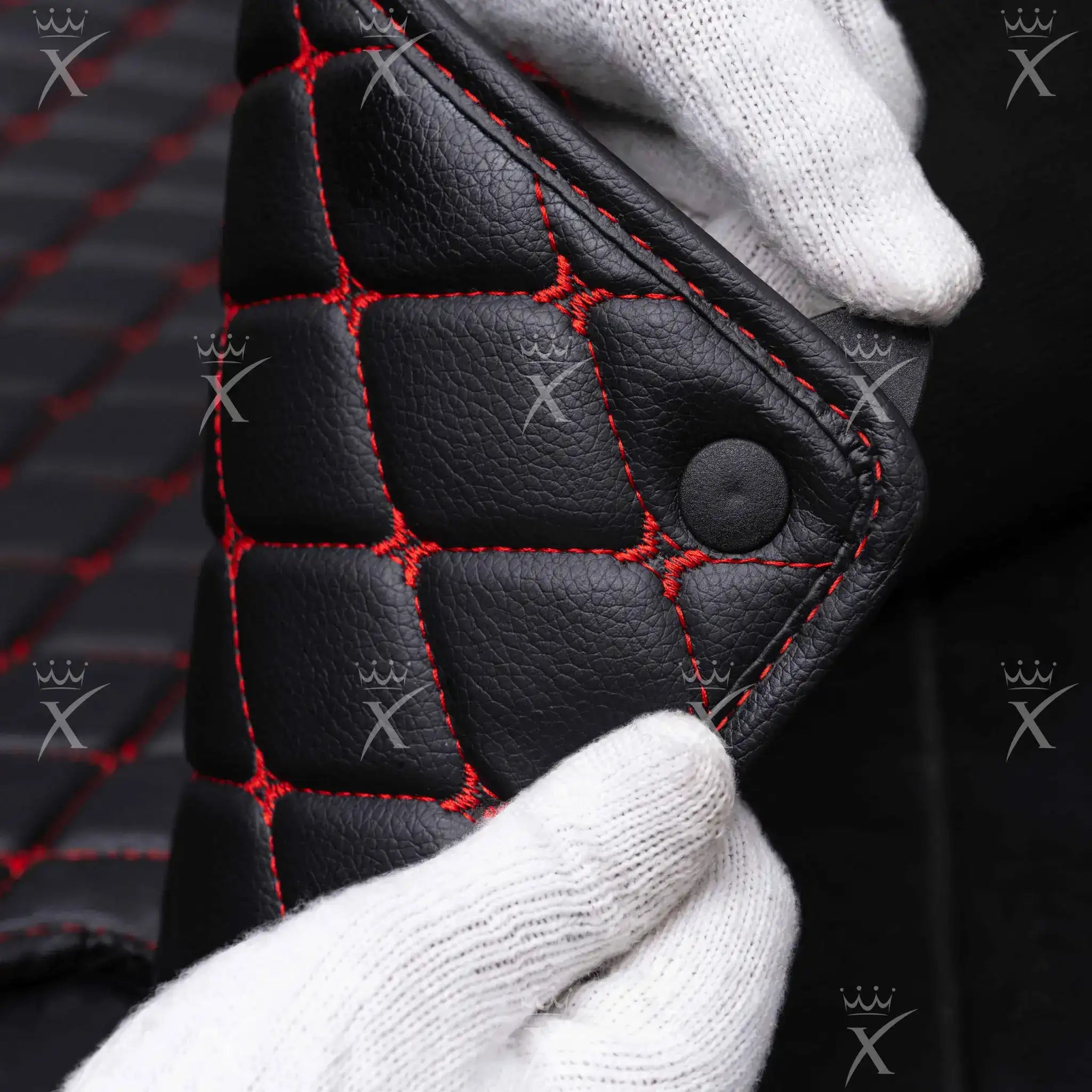 Luxus Car Mats™ - Chocoladebruin Luxe Automattenset