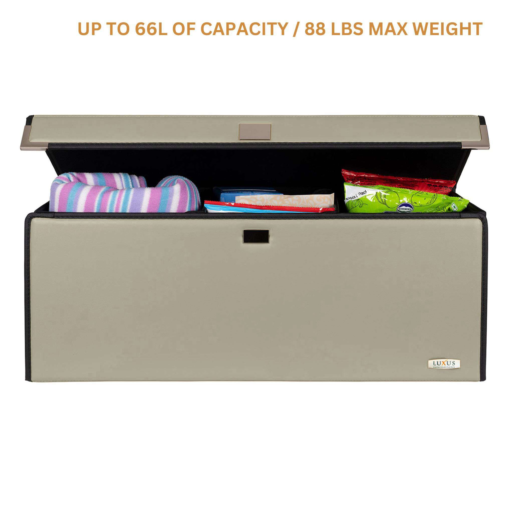 Luxus Premium Seamless Trunk Organizer | Gray