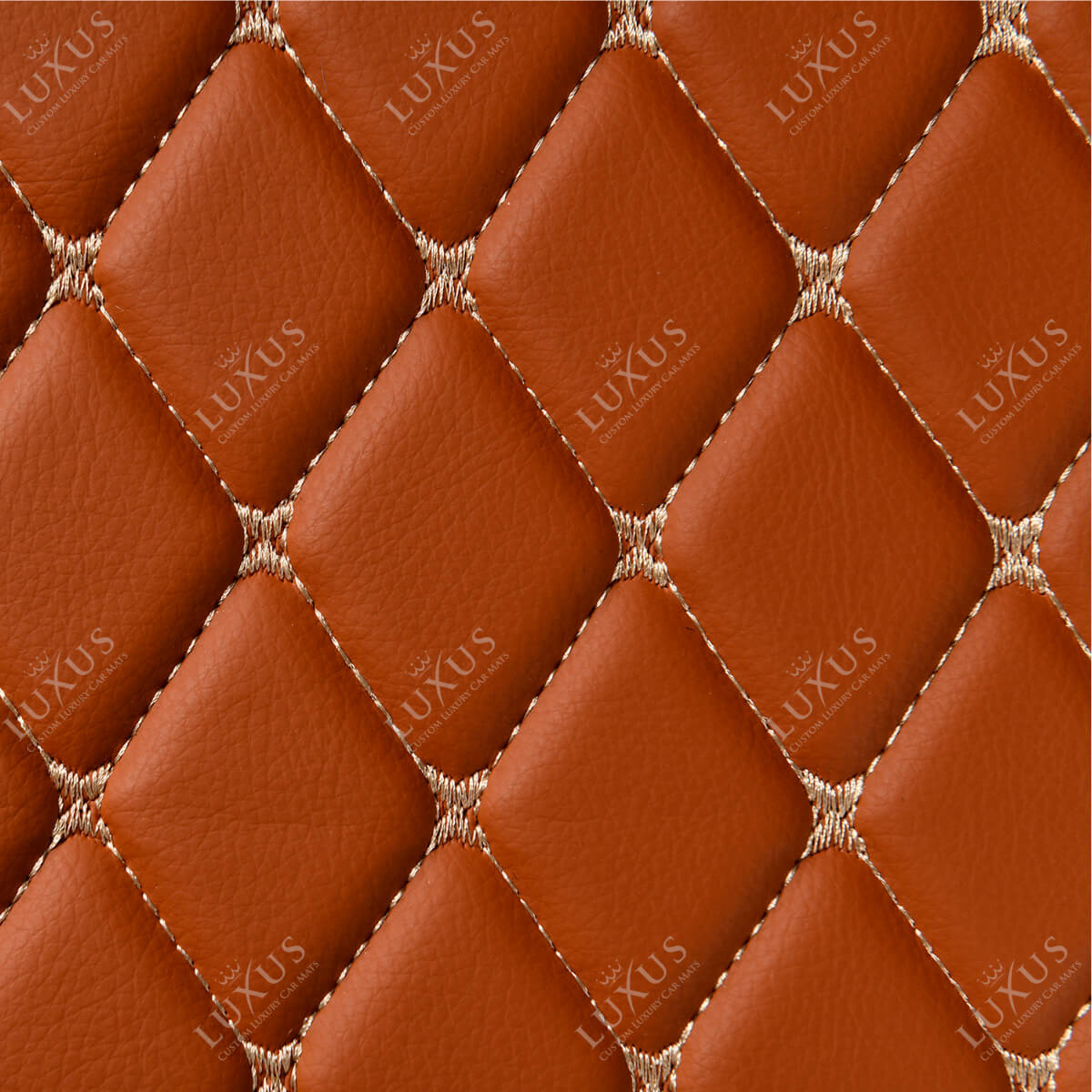 Luxus Car Mats™ - Caramel Bruin Luxe Automatten Set