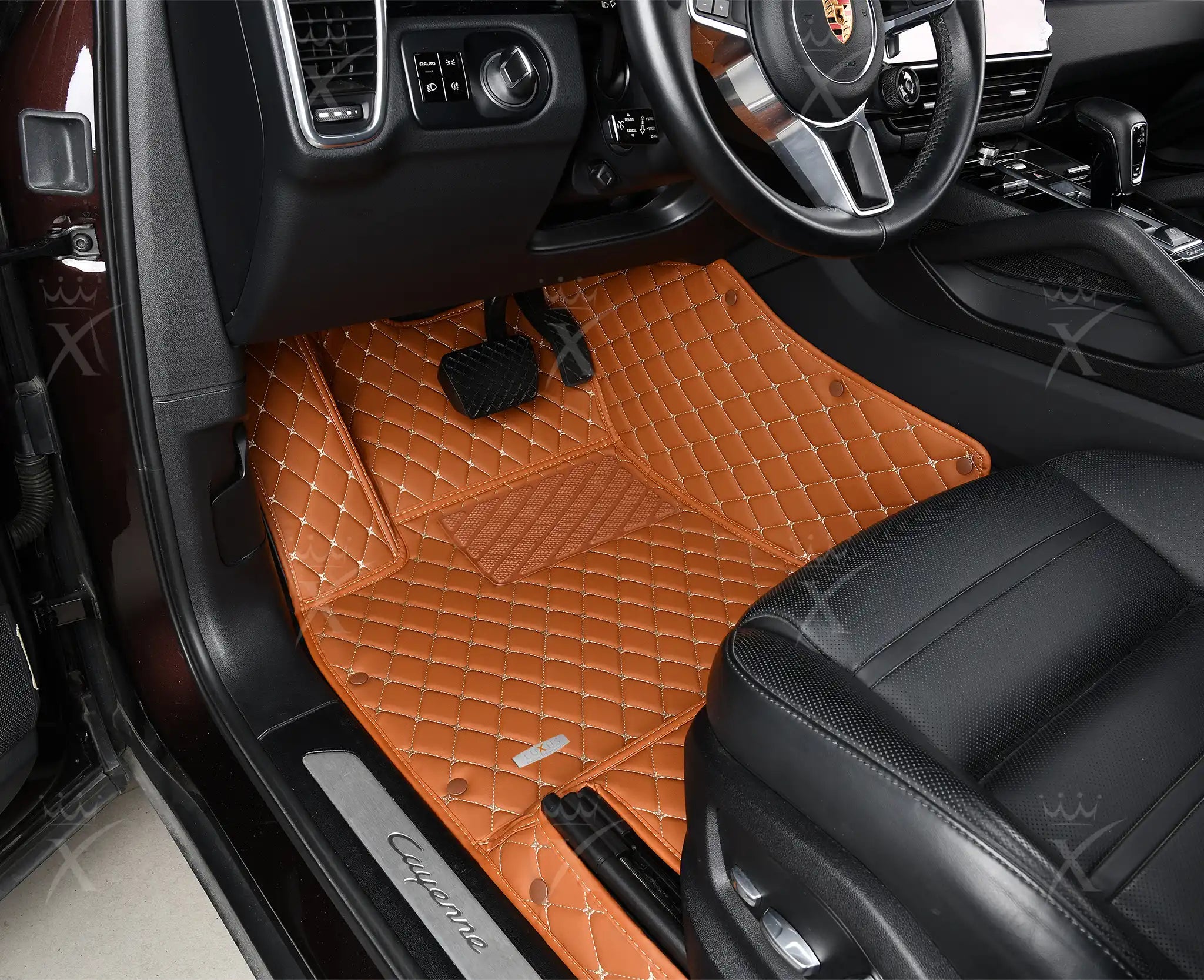 Luxus Car Mats™ - Chocoladebruin Luxe Automattenset