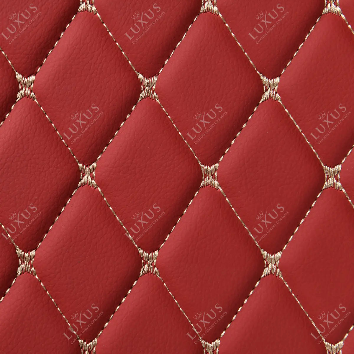 Cherry Red 3D Diamond Luxury Boot/Trunk Mat