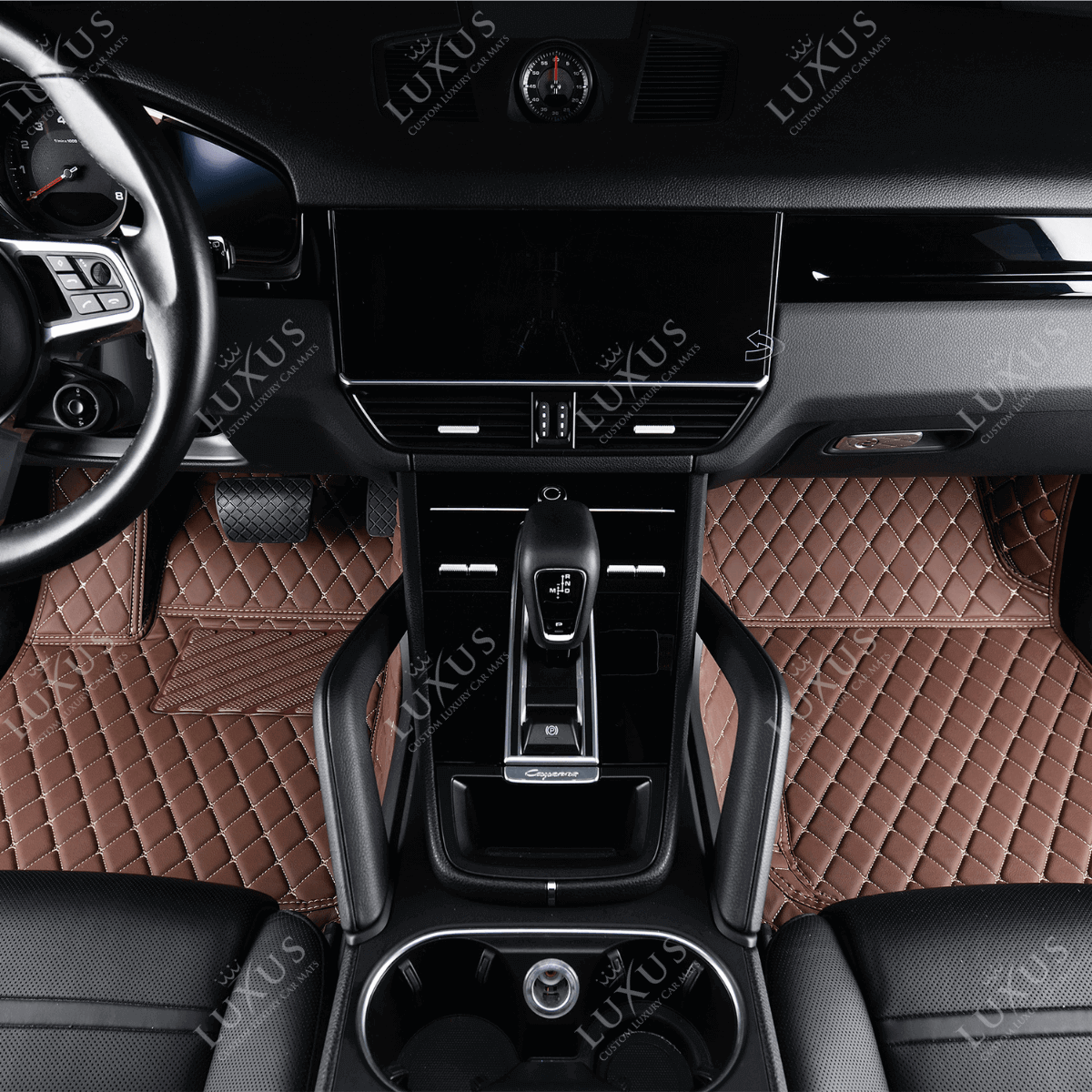 Luxus Car Mats™ – Luxus-Automatten-Set in Schokoladenbraun