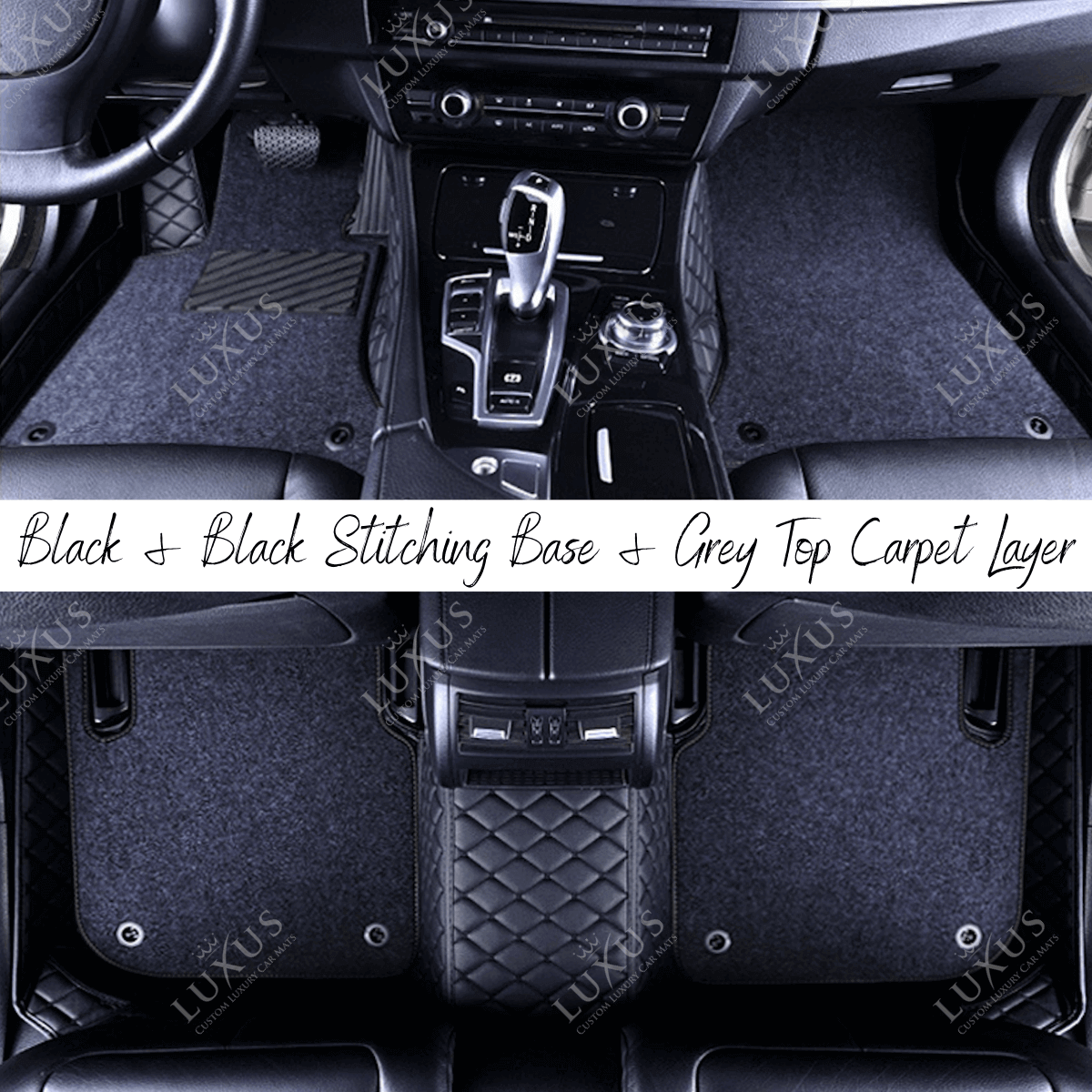 Black Floor Mats For McLaren 650S Black Tailored With Yellow Leather | 650S (2015-2018) | [IS Black Floor Mats For McLaren 650S Black Tailored With Yellow Leather | 650S (2015-2018) | [IS