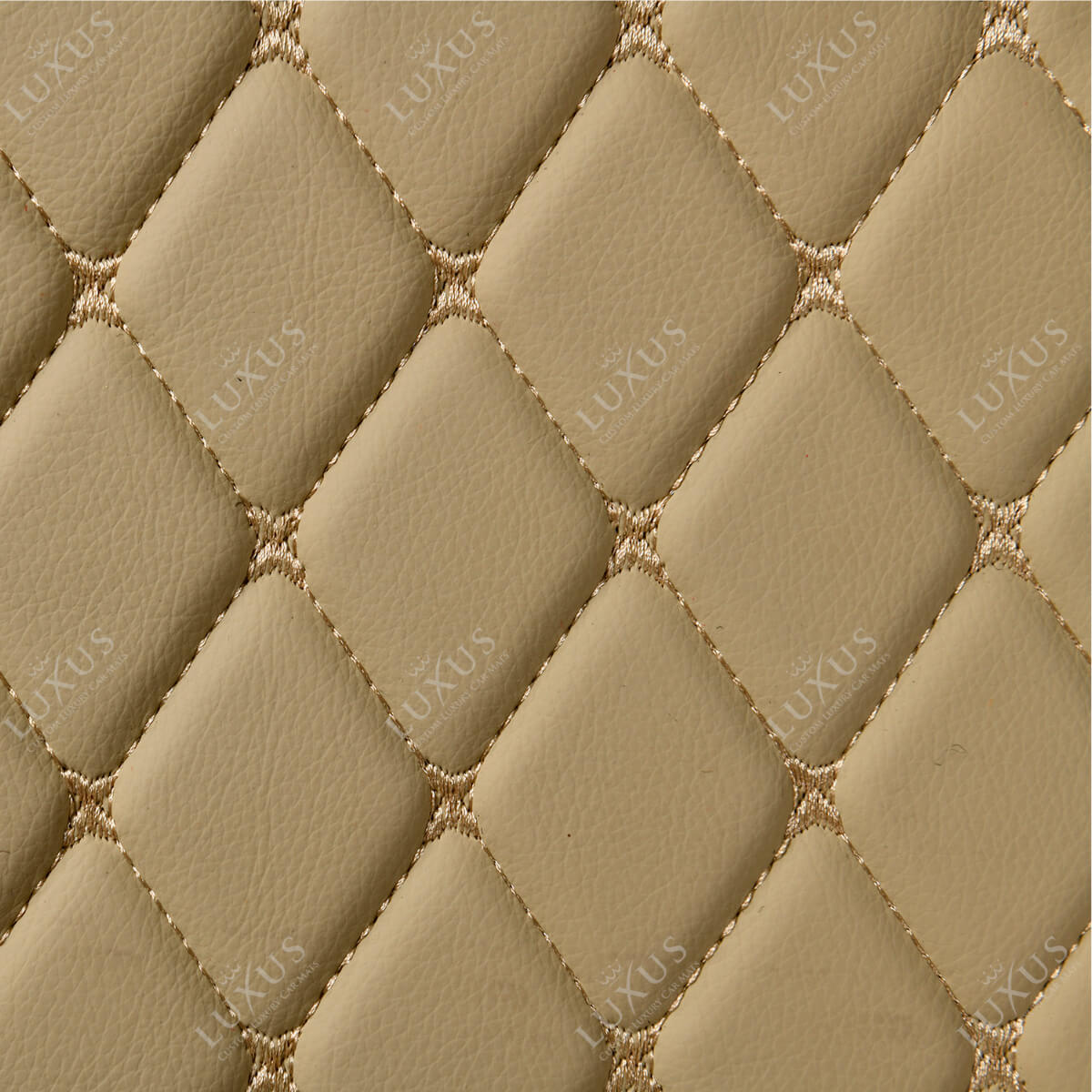 Luxus Car Mats™ - Crème Beige Luxe Automatten Set