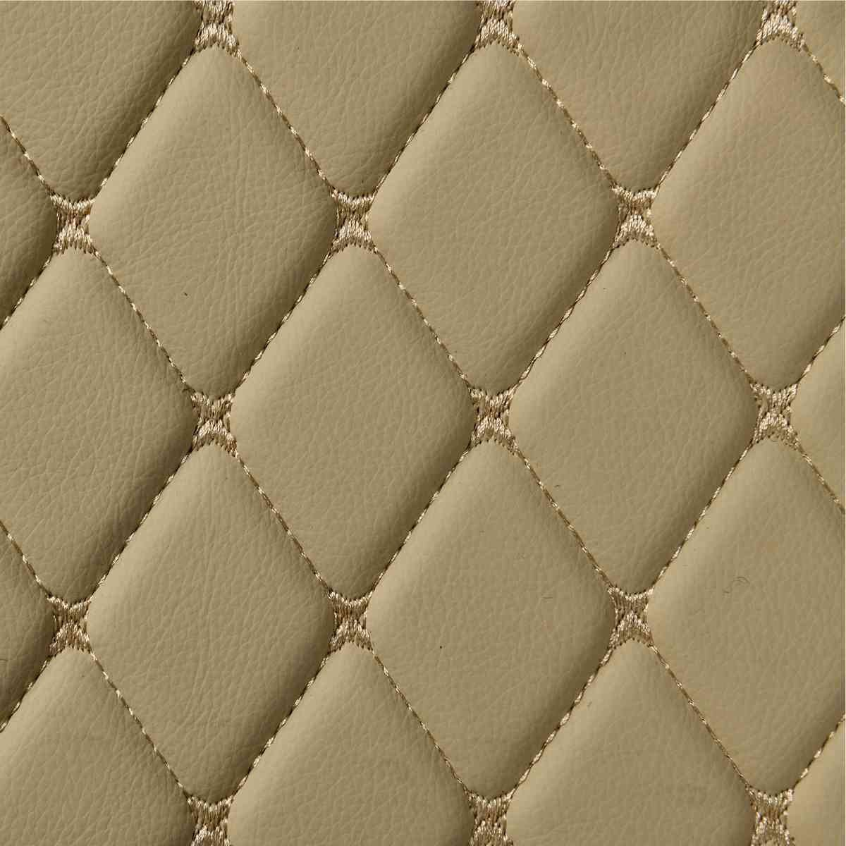 Luxus Car Mats™ - Svart og svart søm 3D luksusskinnstøvel/bagasjematte
