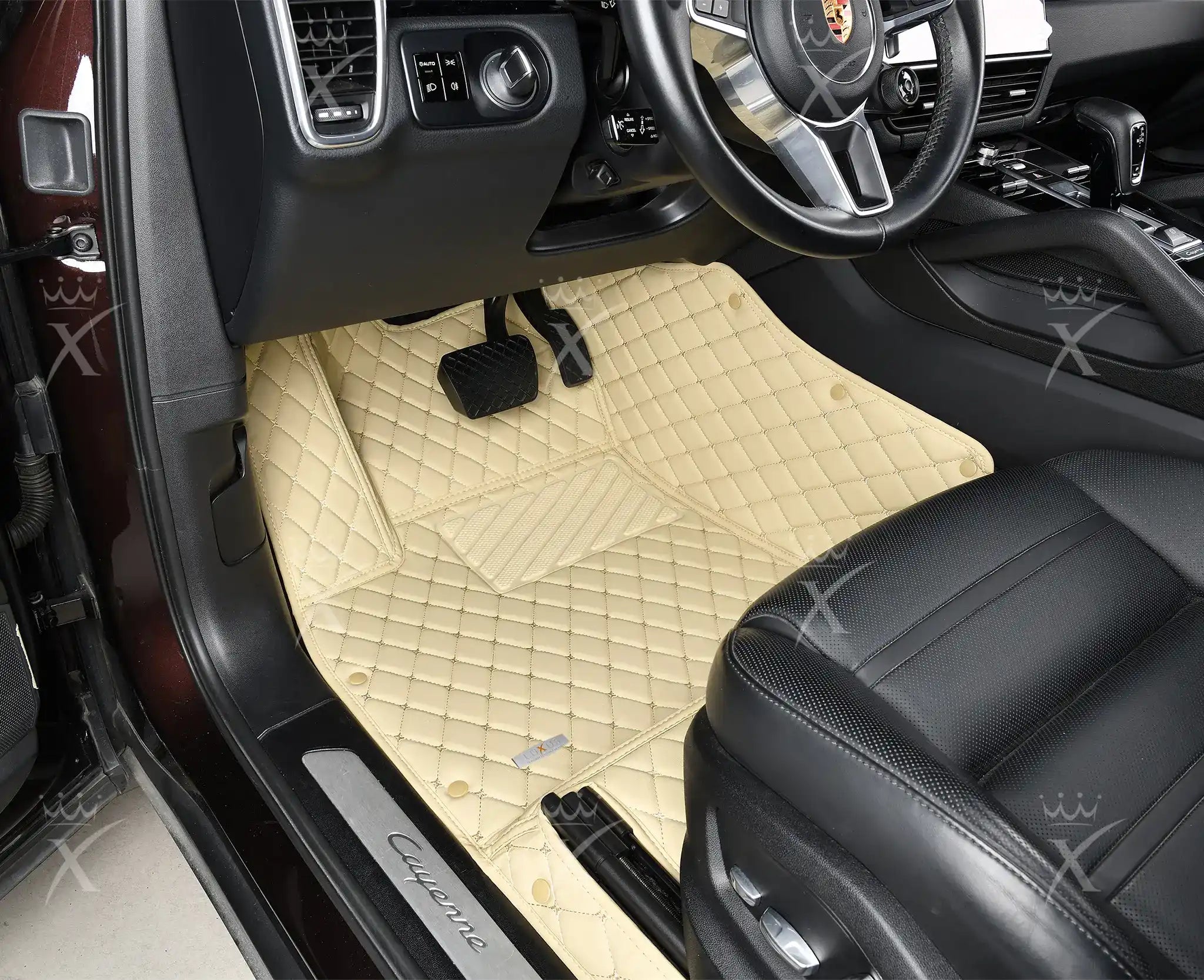 Luxus Car Mats™ - Crème Beige Luxe Automatten Set