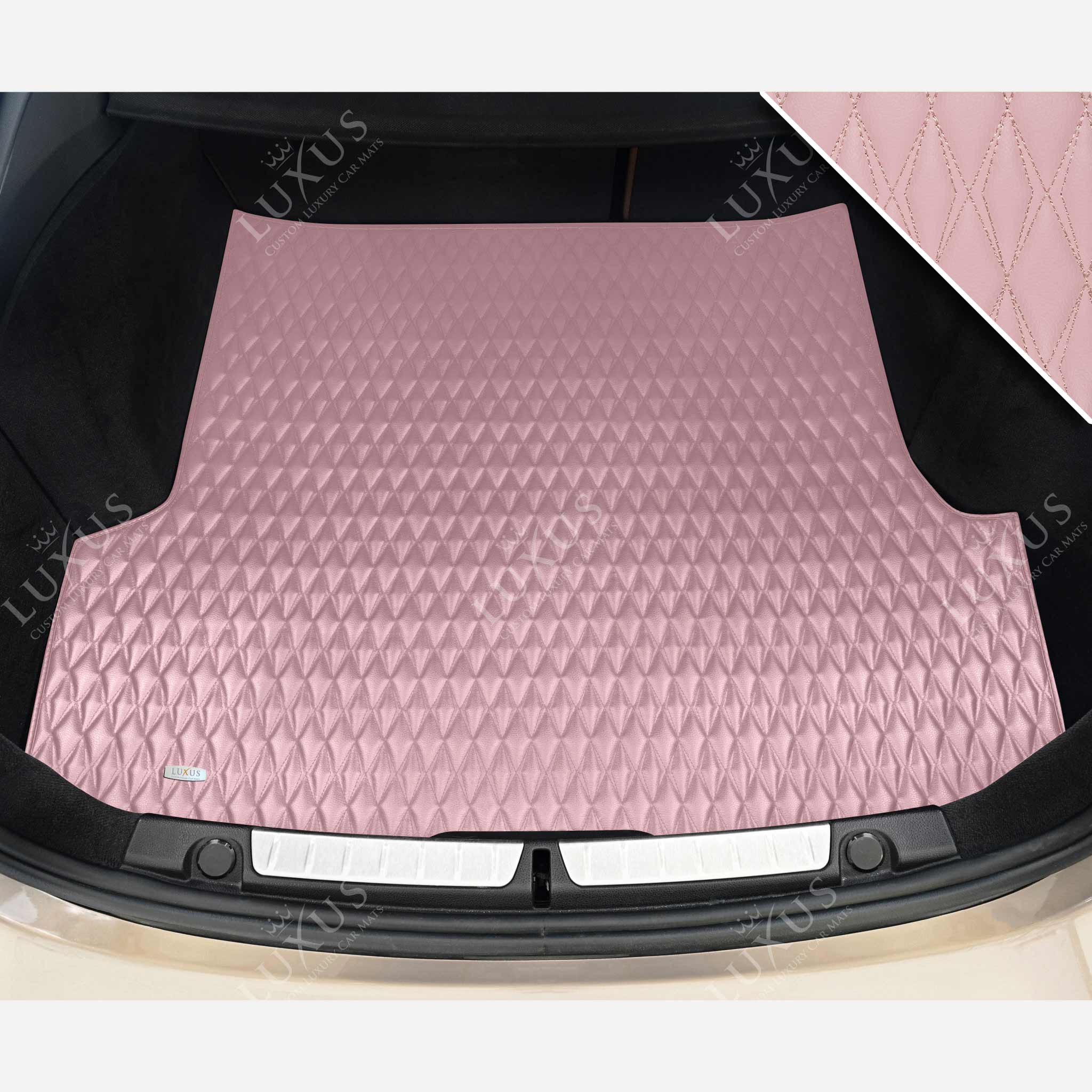 Luxus Premium Twin-Diamond Custom Base Trunk Liner | Blossom Pink