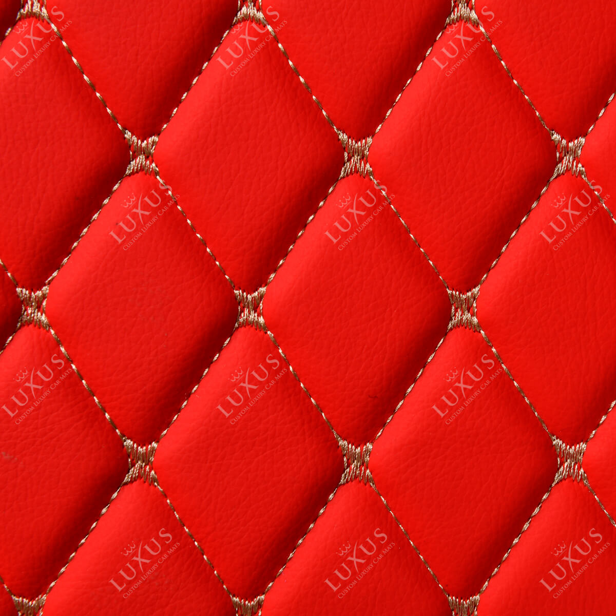 Luxus Car Mats™ - Set di tappetini per auto di lusso rosso Ferrari