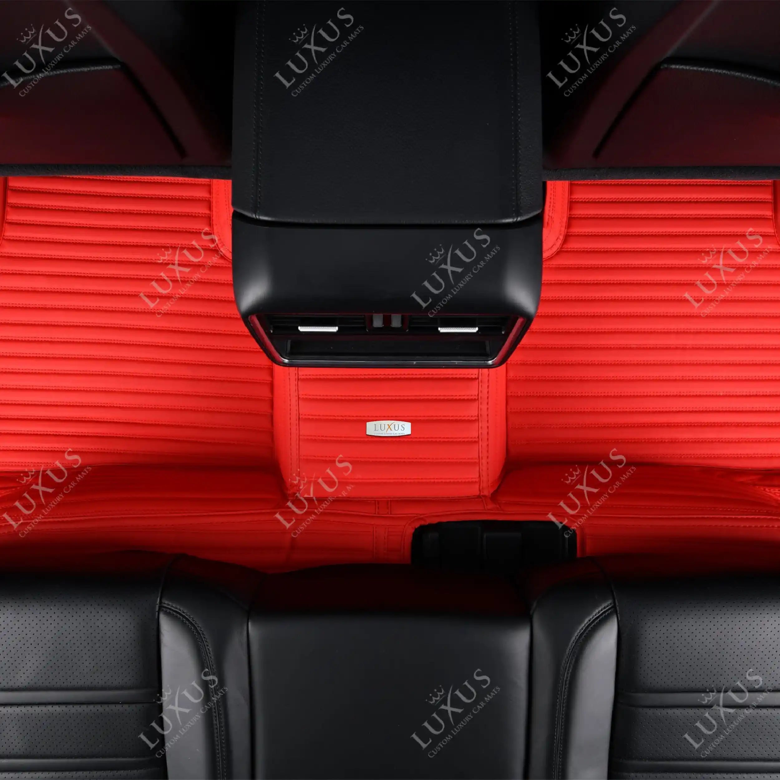 Luxus Car Mats™ - Set di tappetini per auto di lusso Ferrari Red Stripe