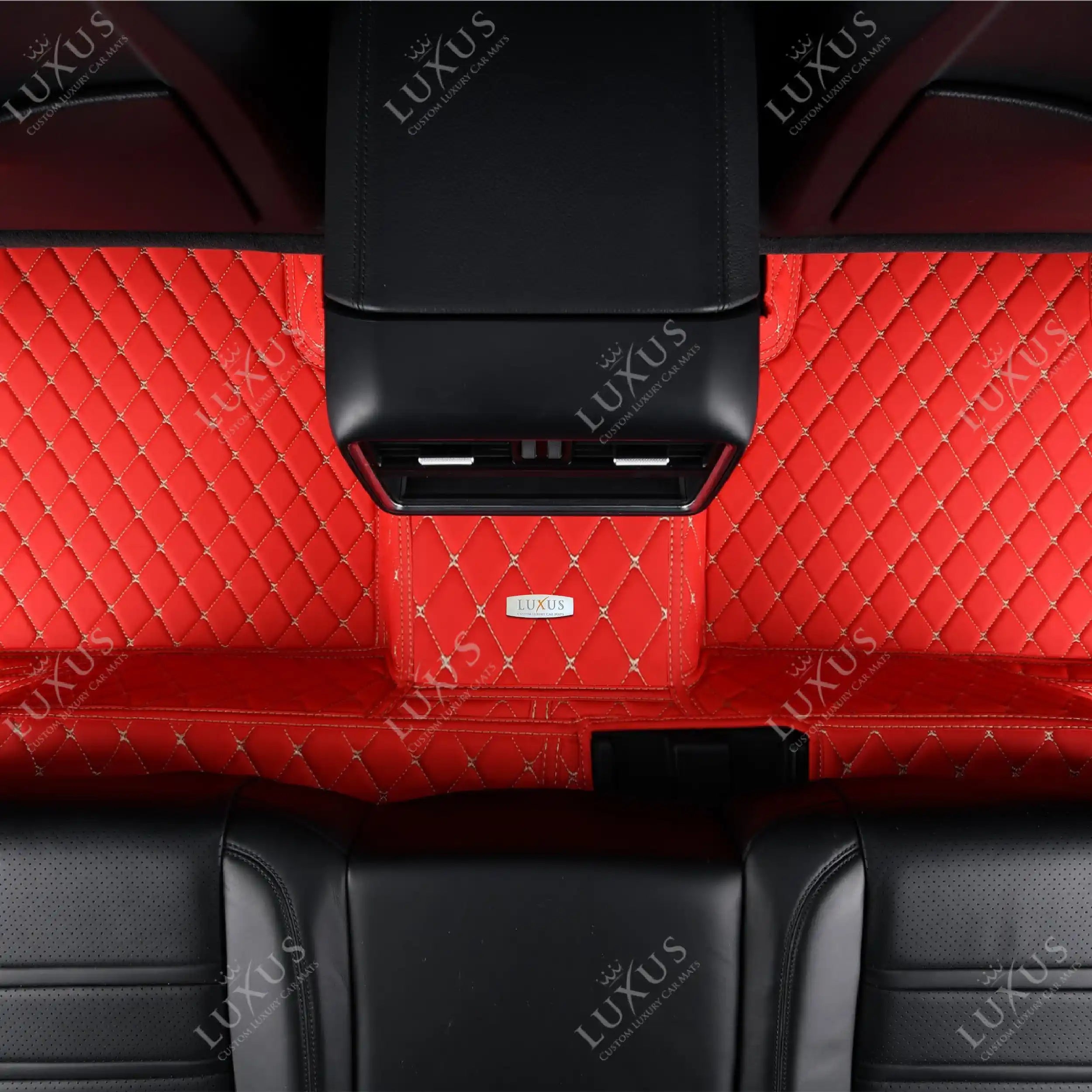 Luxus Car Mats™ - Set di tappetini per auto di lusso rosso Ferrari