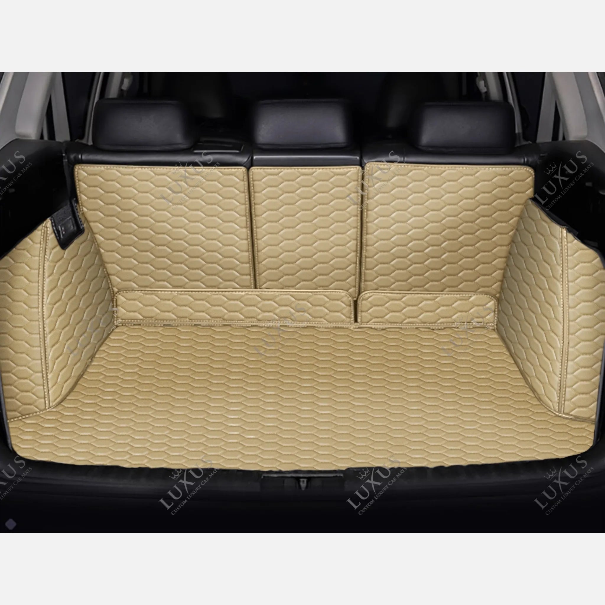 Luxus 360Fit Premium Honeycomb Custom Trunk Liner | Cream Beige