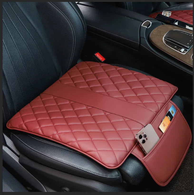 Luxus Premium Diamond Stitching Seat Cushion & Lumbar Support