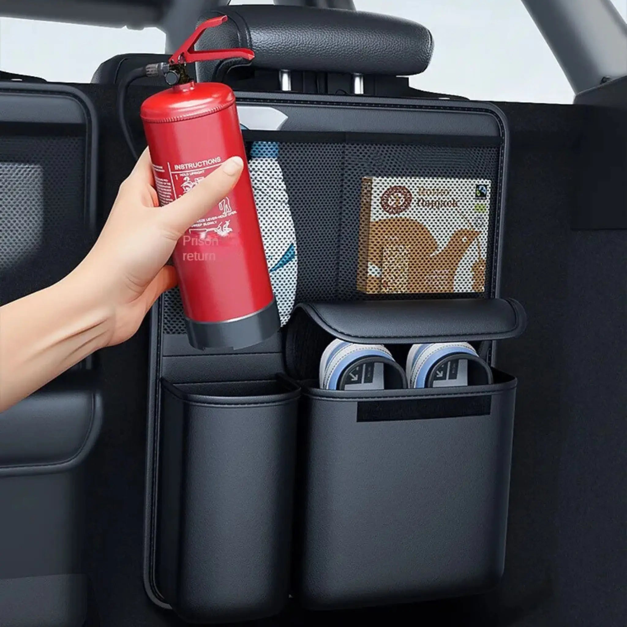 Sleek Space-Saving Backseat Trunk Organizer