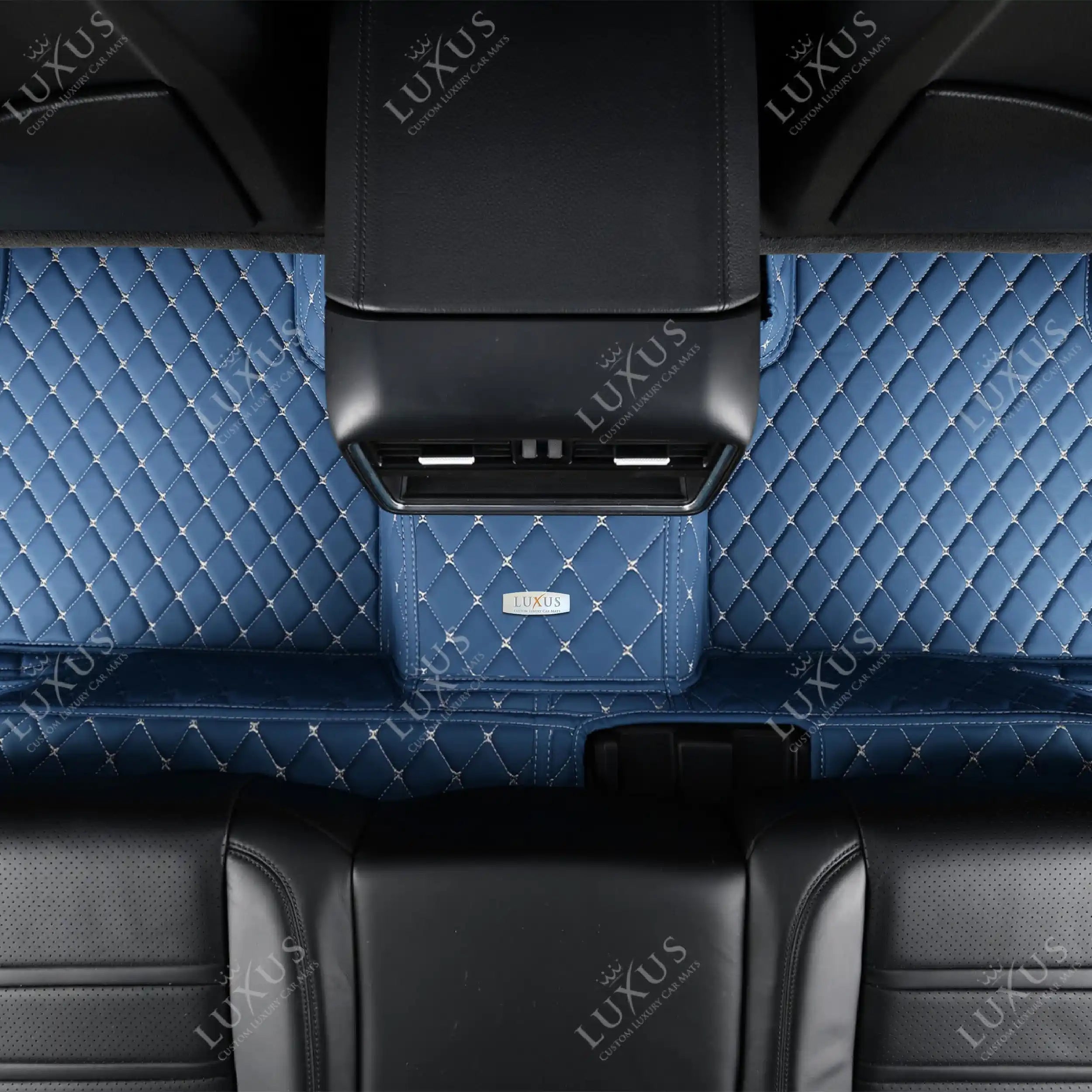 Luxus Car Mats™ - Vintage blauwe luxe automatten set