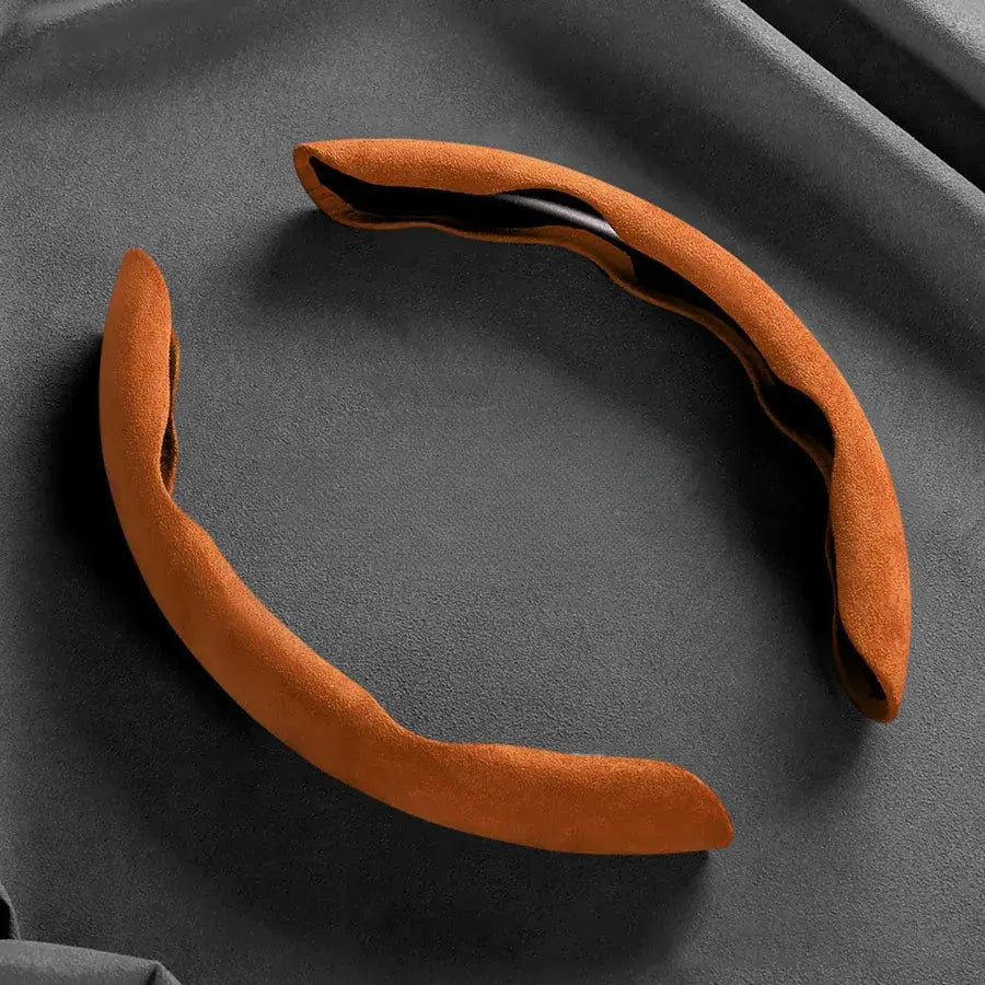 Luxus Suede Minimalist Steering Wheel Cover
