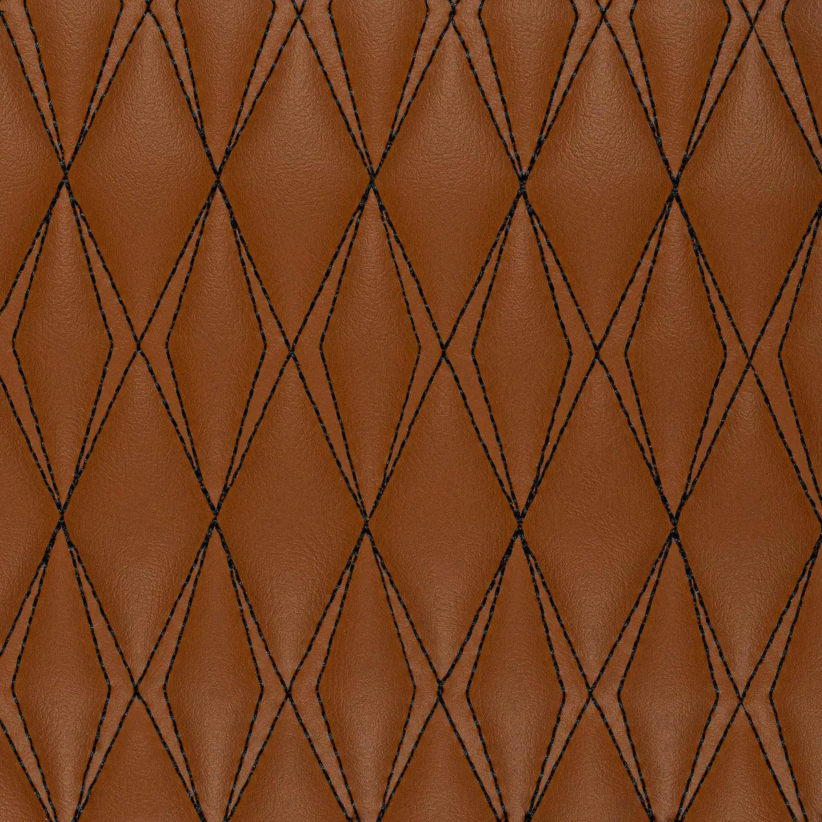 Tappetini per auto Luxus™ - Tappetino per bagagliaio/stivale in pelle di lusso 3D con cuciture nere e nere