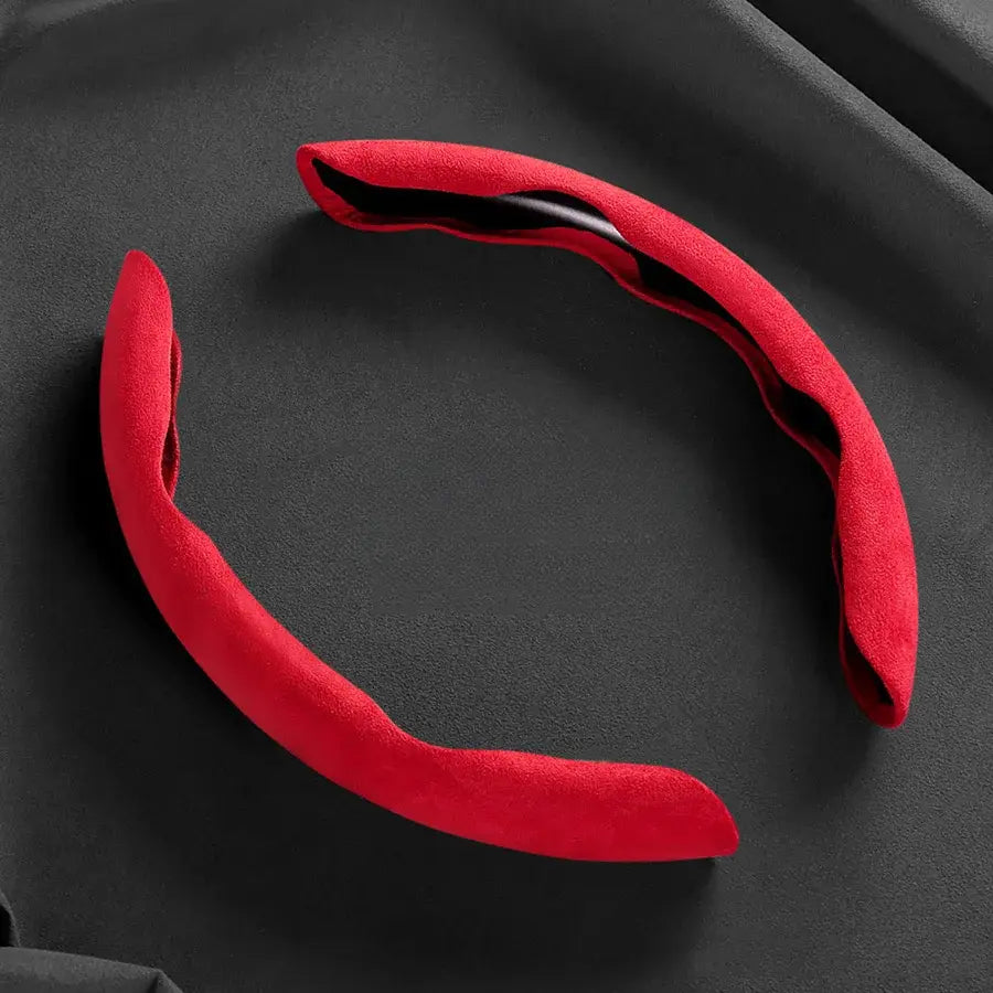 Luxus Suede Minimalist Steering Wheel Cover