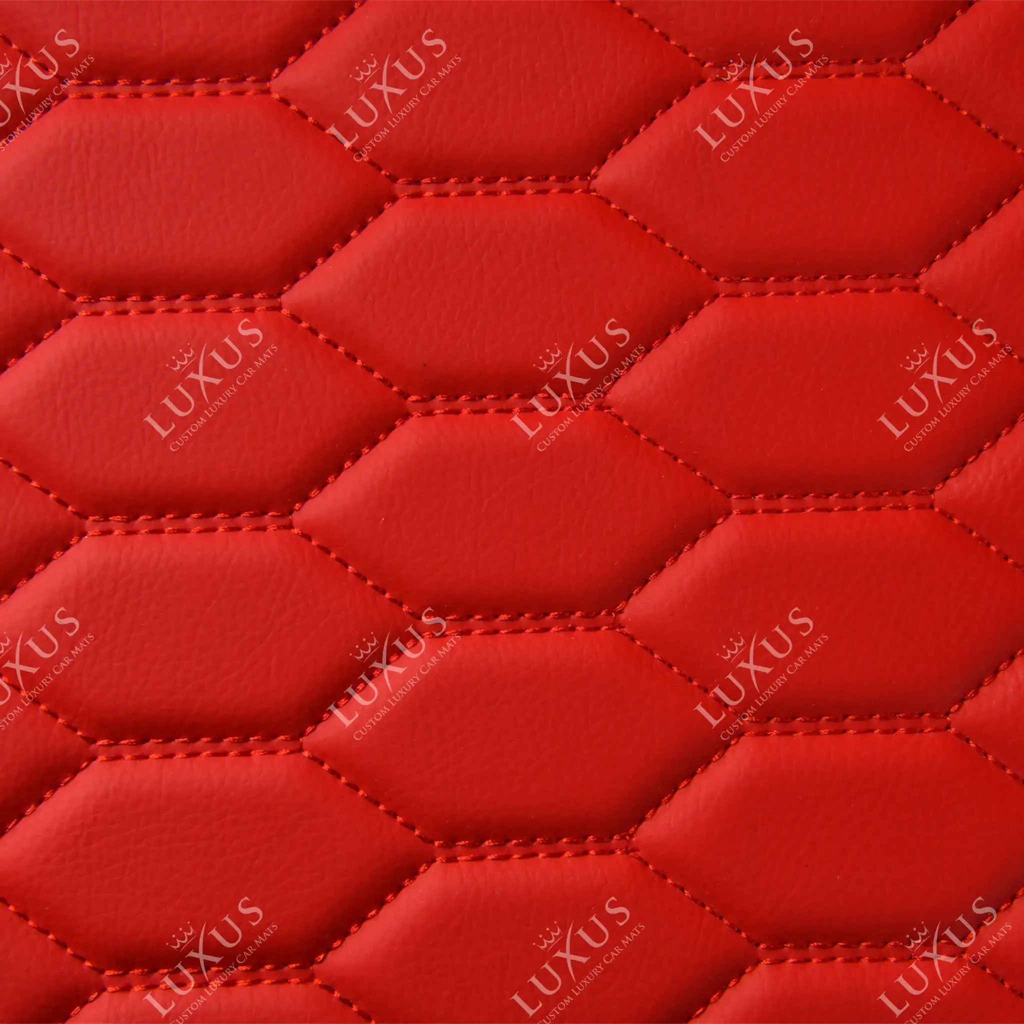Luxus Honeycomb XtendFit Series Trunk Mat | Ferrari Red