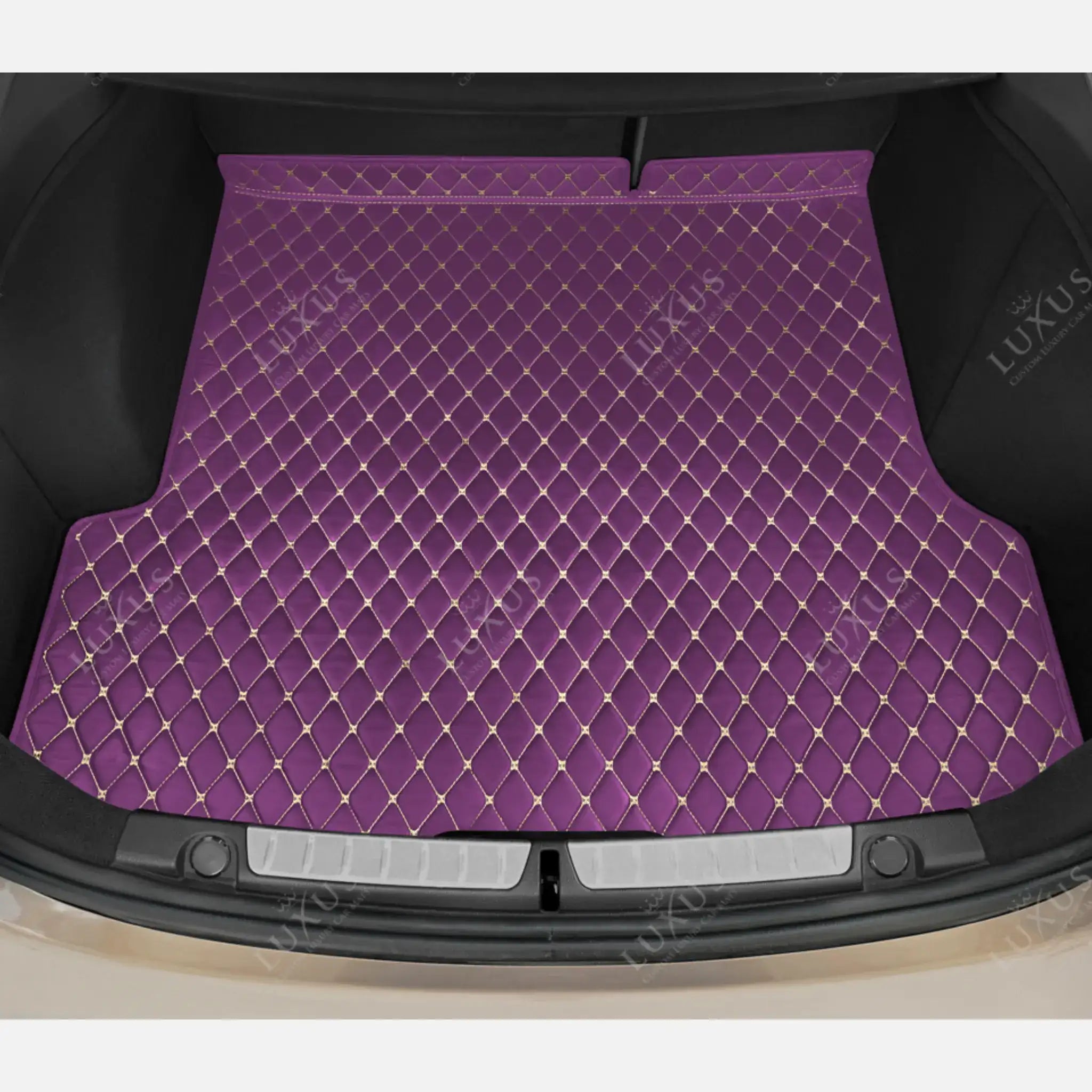 Lavendel lila kundenspezifisches Luxus-Auto-Fußmatten-Set