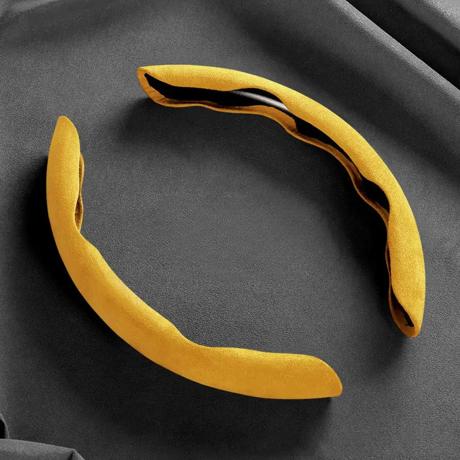 Luxus Suede Minimalist Steering Wheel Cover