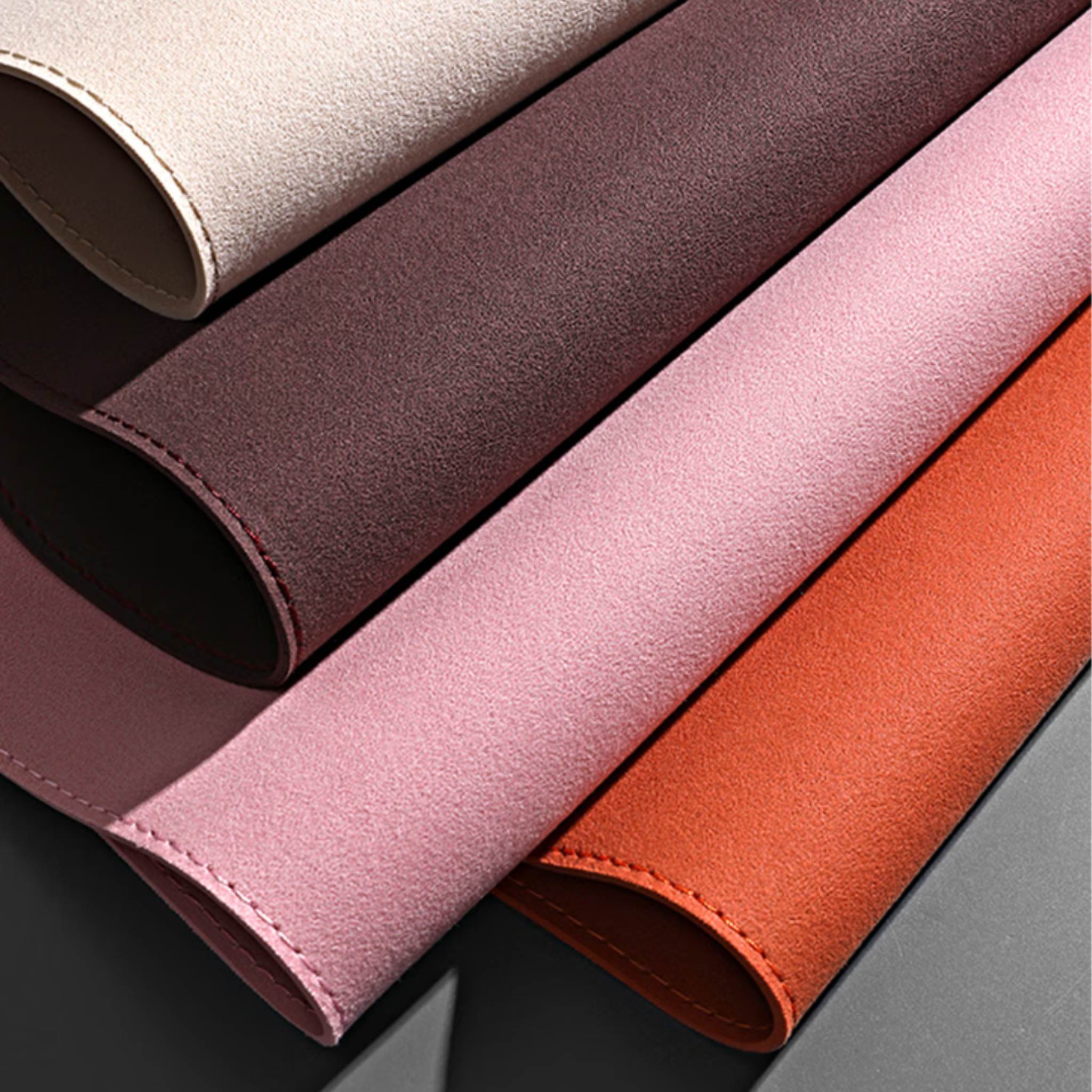 Luxus SeatSkin™ Suede Leaf Seat Covers | Blossom Pink