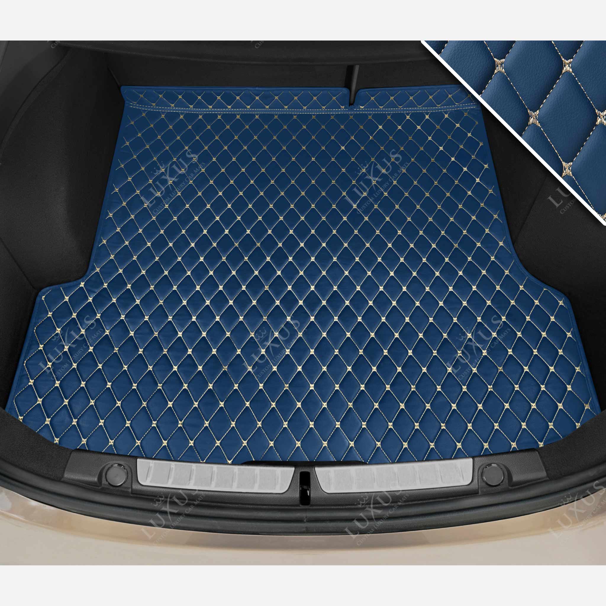 Luxus Premium Diamond Custom Base Trunk Liner | Vintage Blue