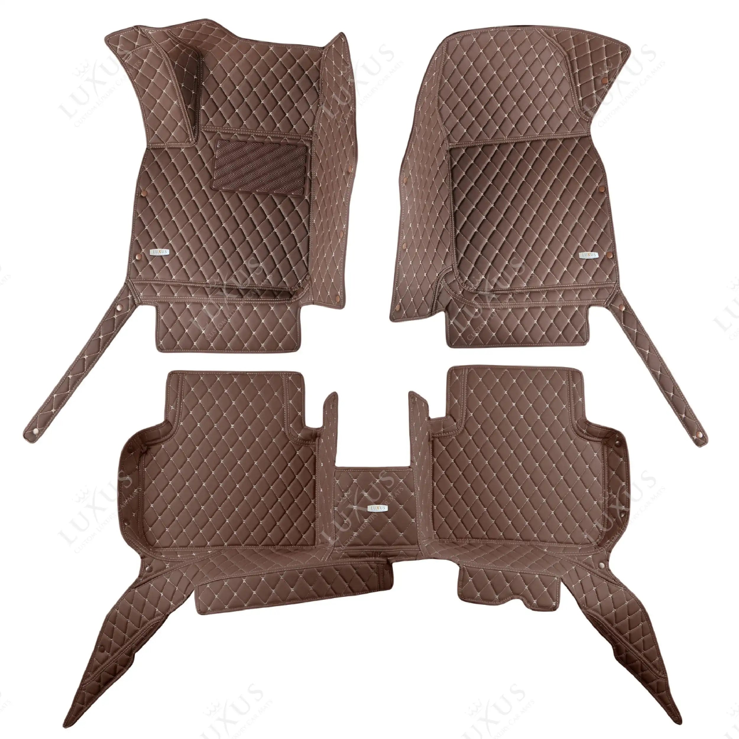 Luxus Car Mats™ – Luxus-Automatten-Set in Schokoladenbraun