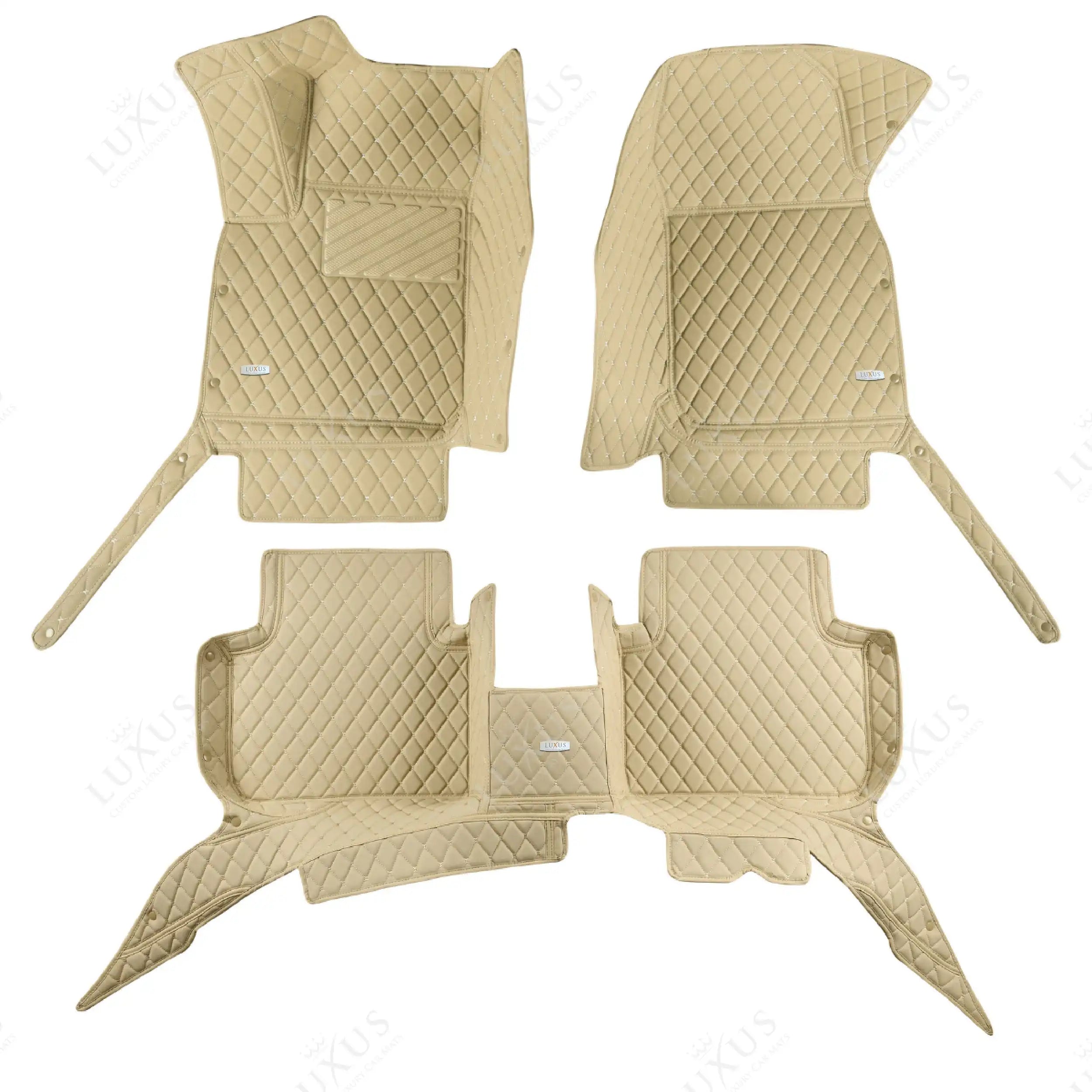 Luxus Car Mats™ - Crème Beige Luxe Automatten Set