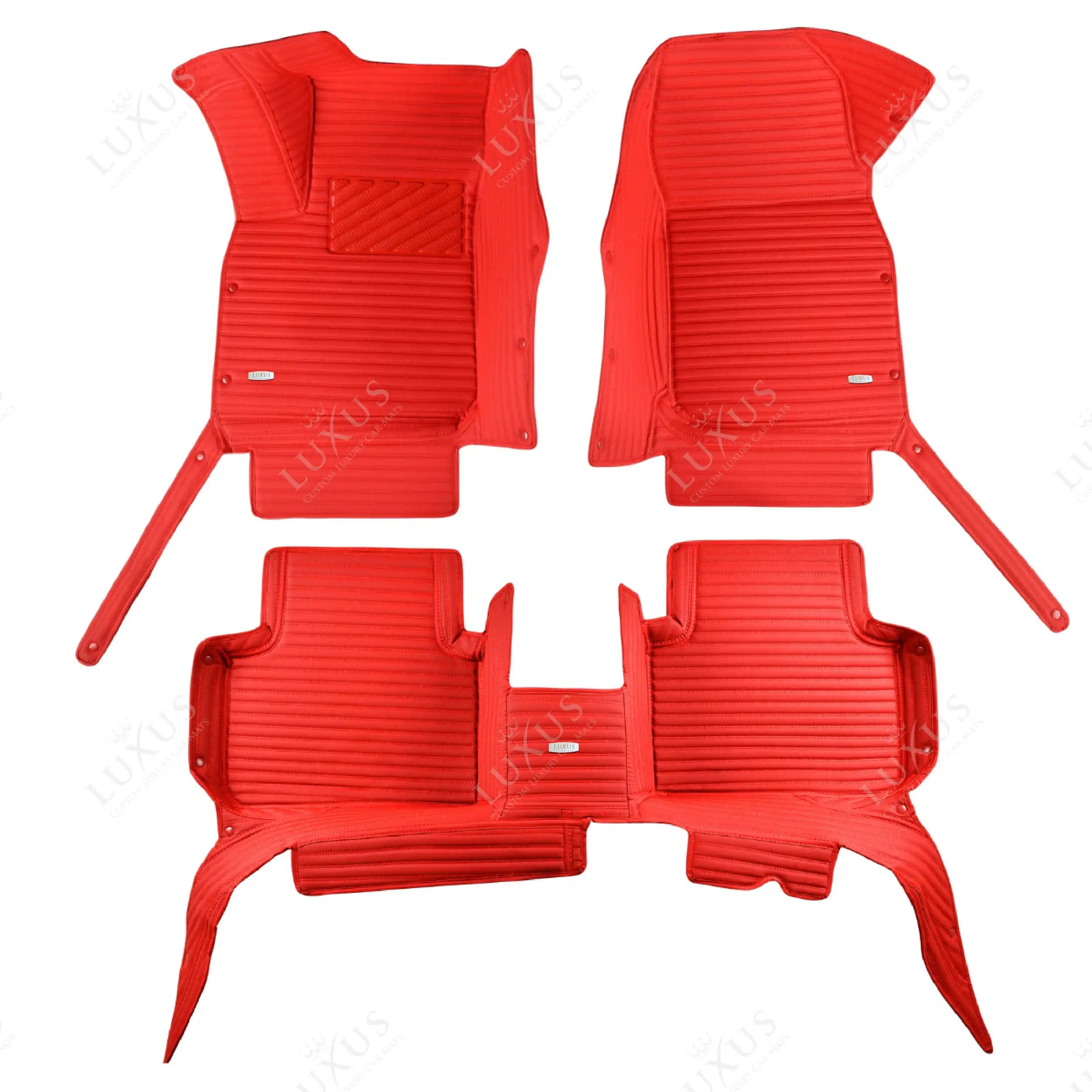 Luxus Car Mats™ - Set di tappetini per auto di lusso Ferrari Red Stripe