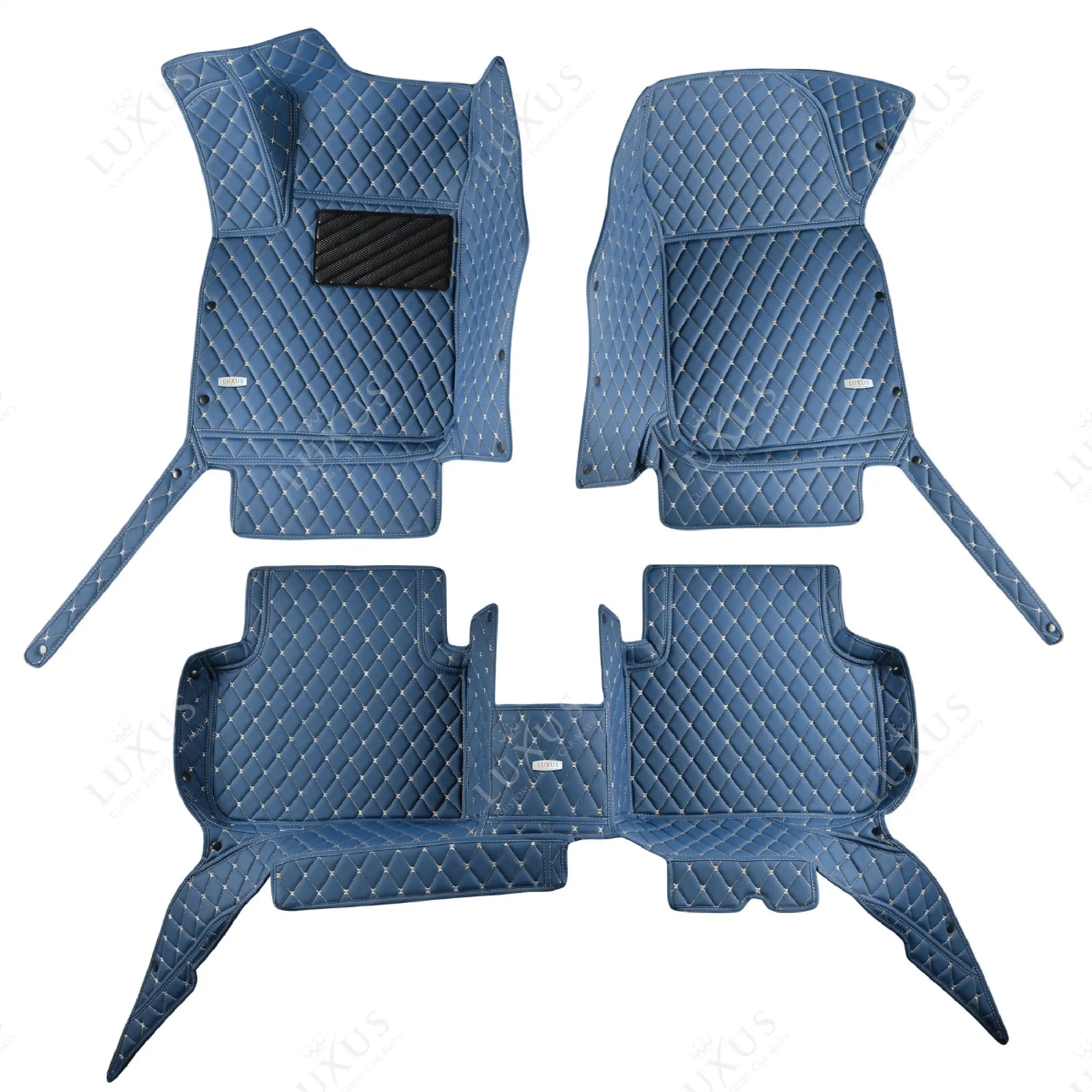 Luxus Car Mats™ - Vintage blauwe luxe automatten set