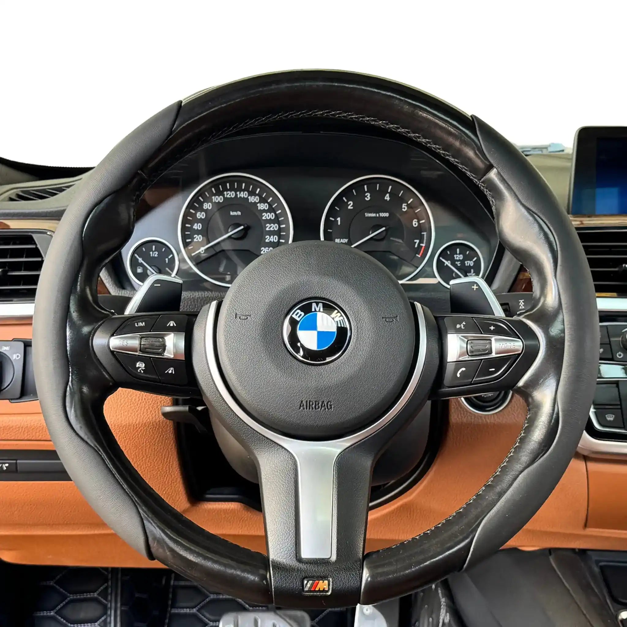 Luxus Nappa Leather Minimalist Steering Wheel Cover - Corsa Grip - Nero
