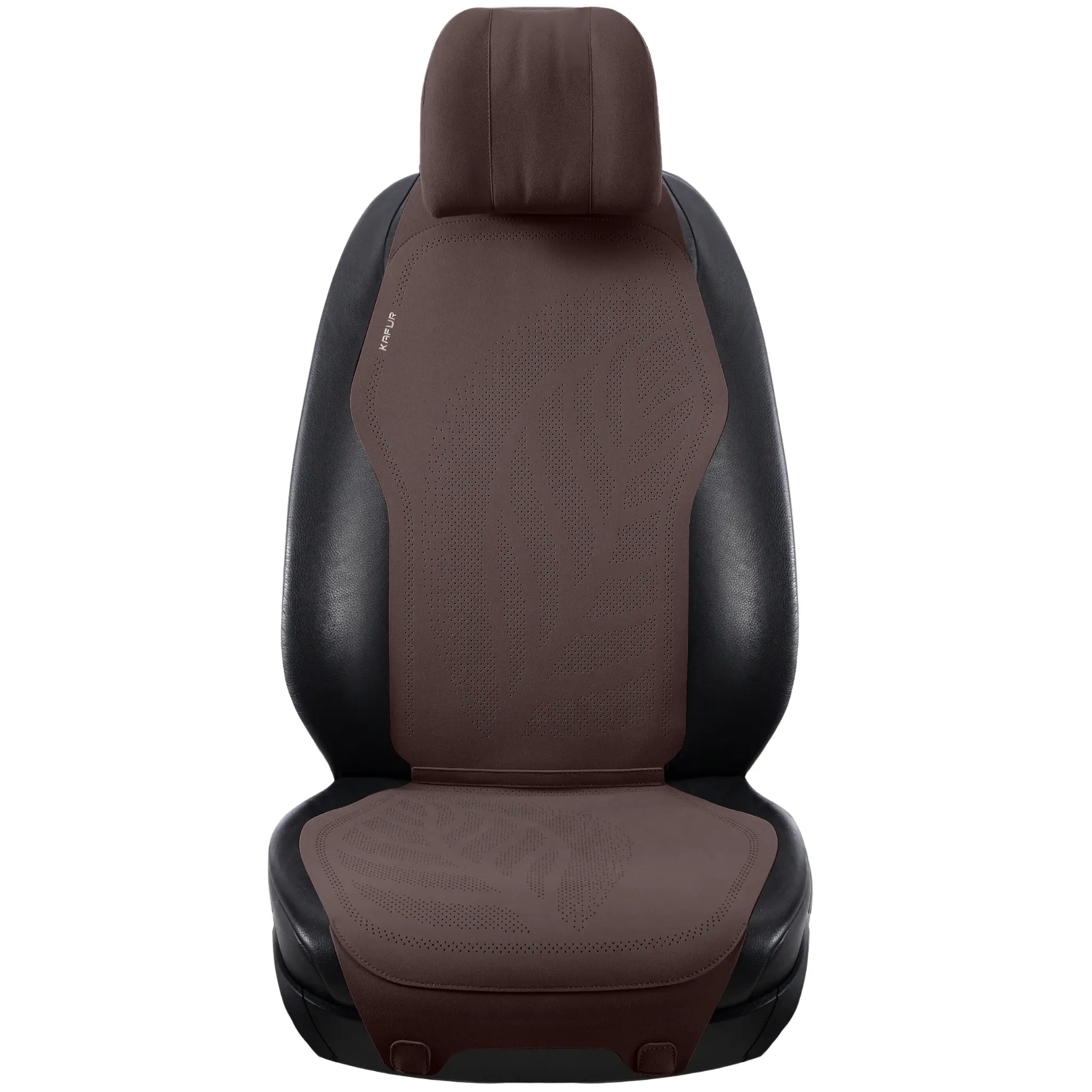 Breathable Minimalist Suede Seat Covers | Velvet Mocha