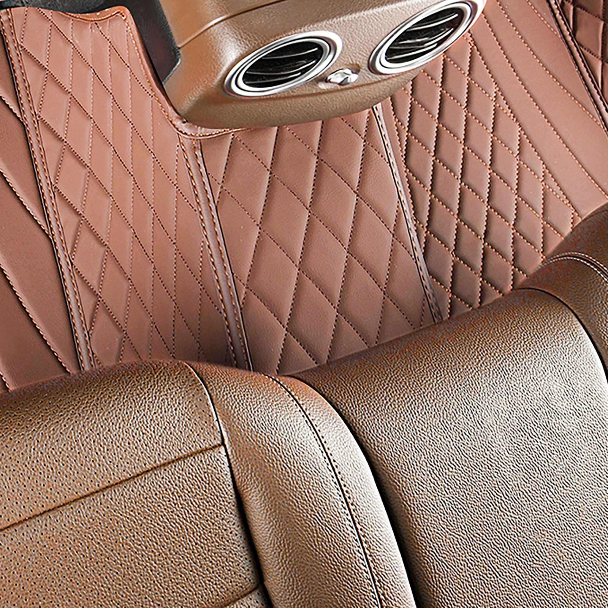 NEW Chocolate Brown Hybrid Luxury Car Mats Set