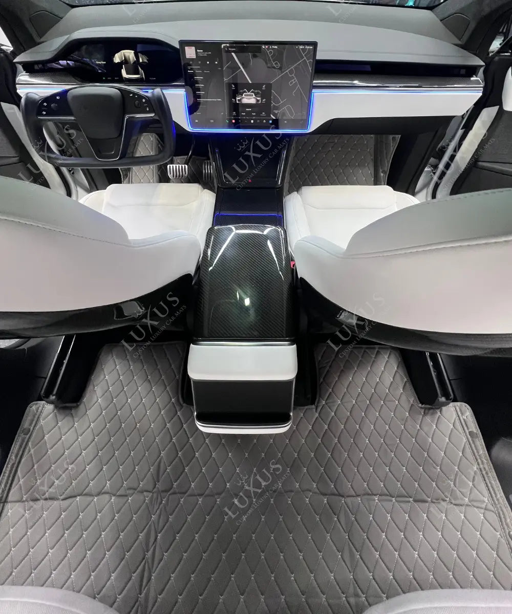 Luxus Car Mats™ – Karamellbraunes Luxus-Automatten-Set