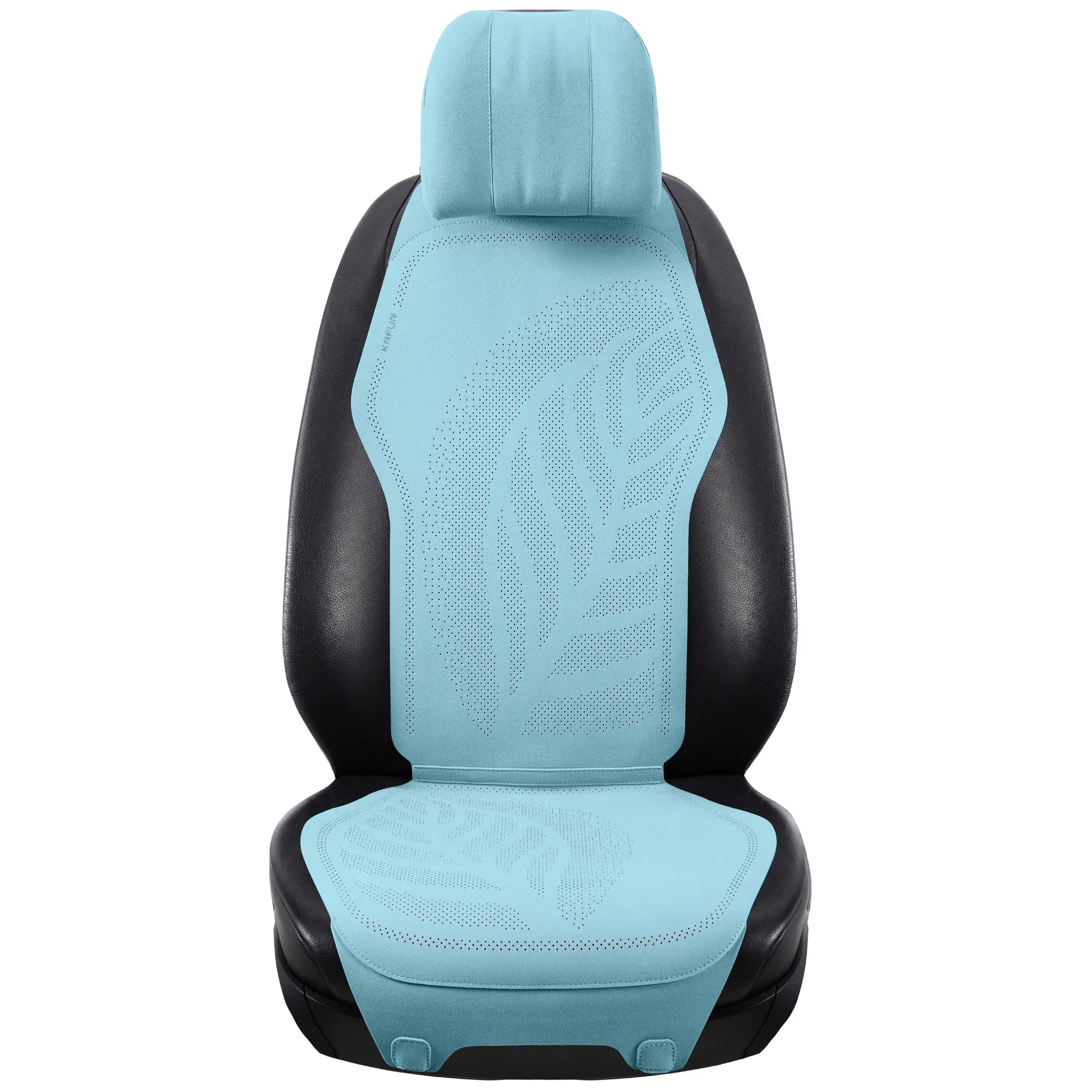 Breathable Minimalist Suede Seat Covers | Sky Blue