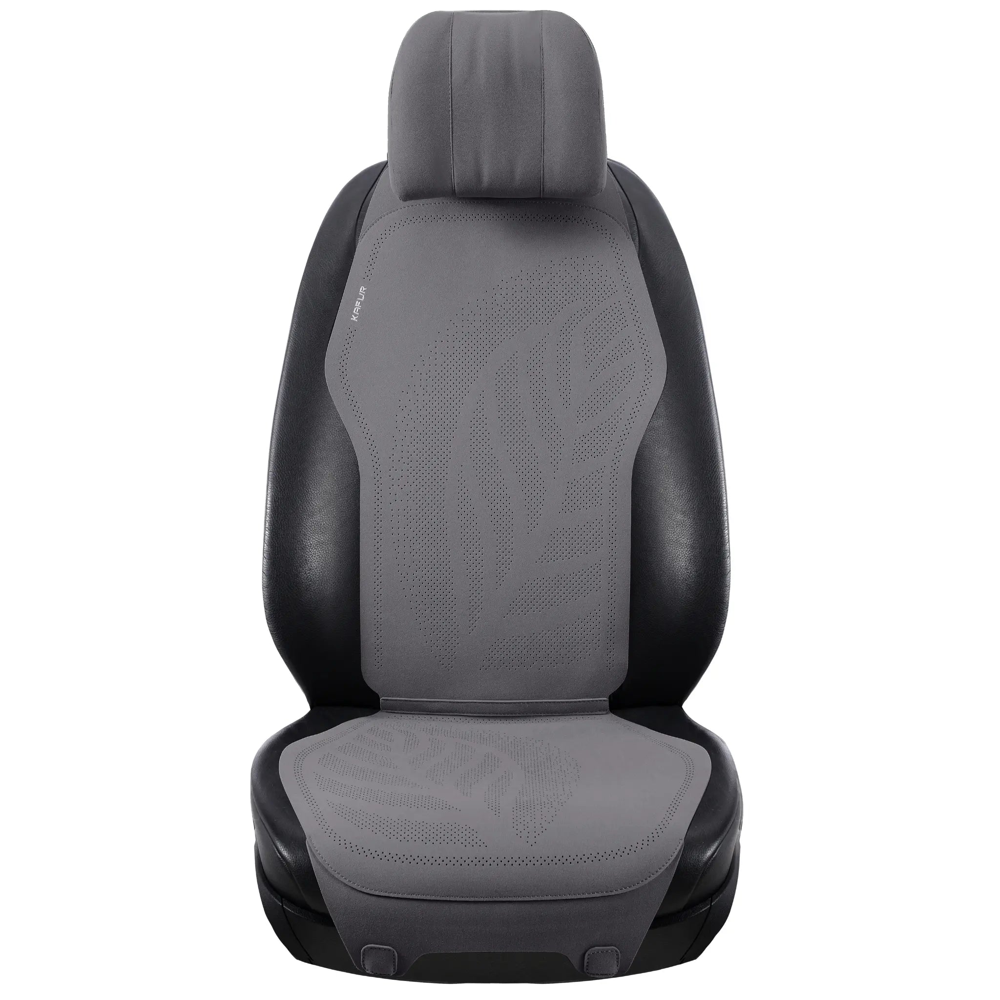 Breathable Minimalist Suede Seat Covers | Slate Gray