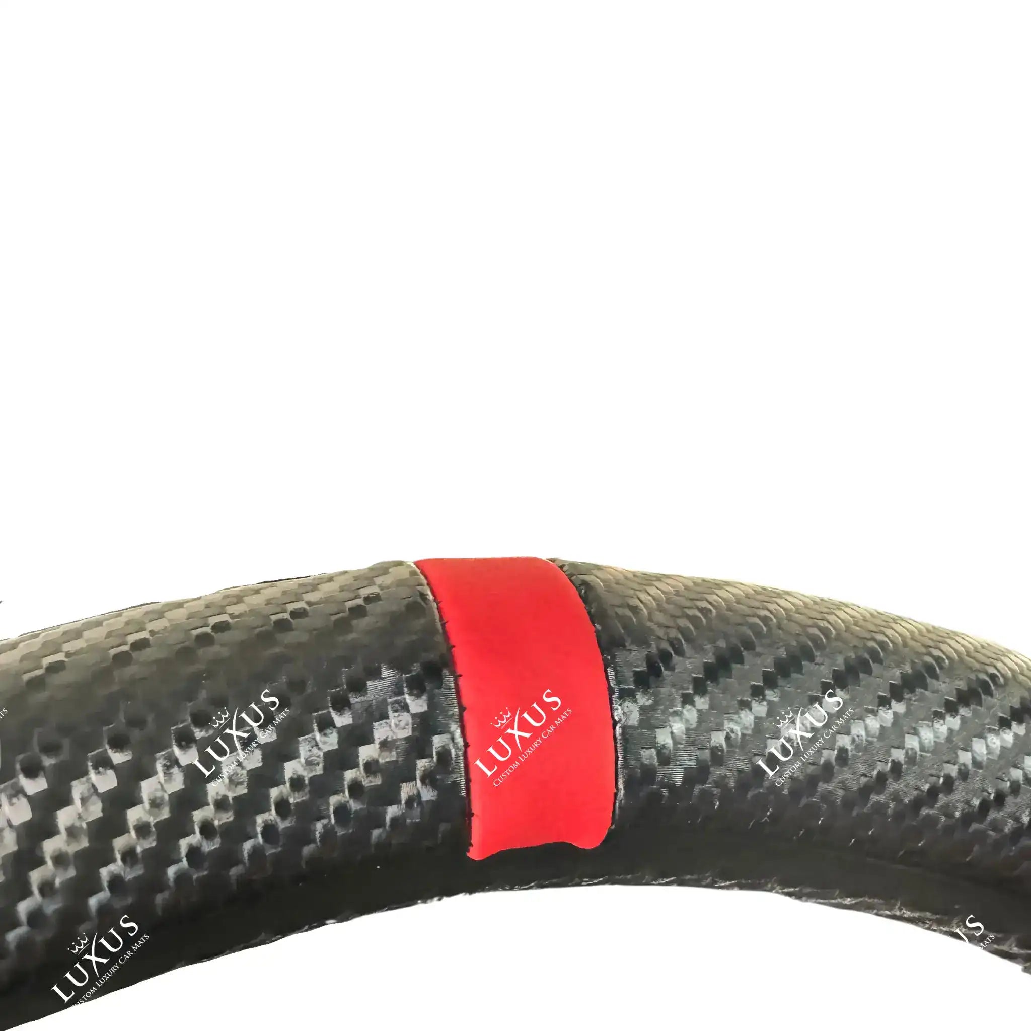 Luxus Carbon + Suede Full Steering Wheel Cover