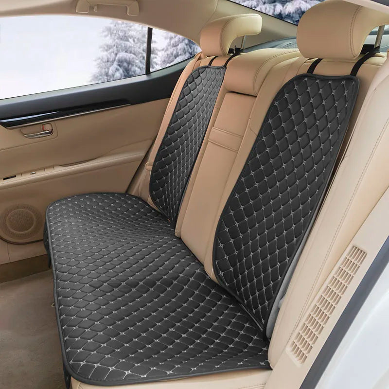 Black & White Stitching Universal Diamond Seat Covers