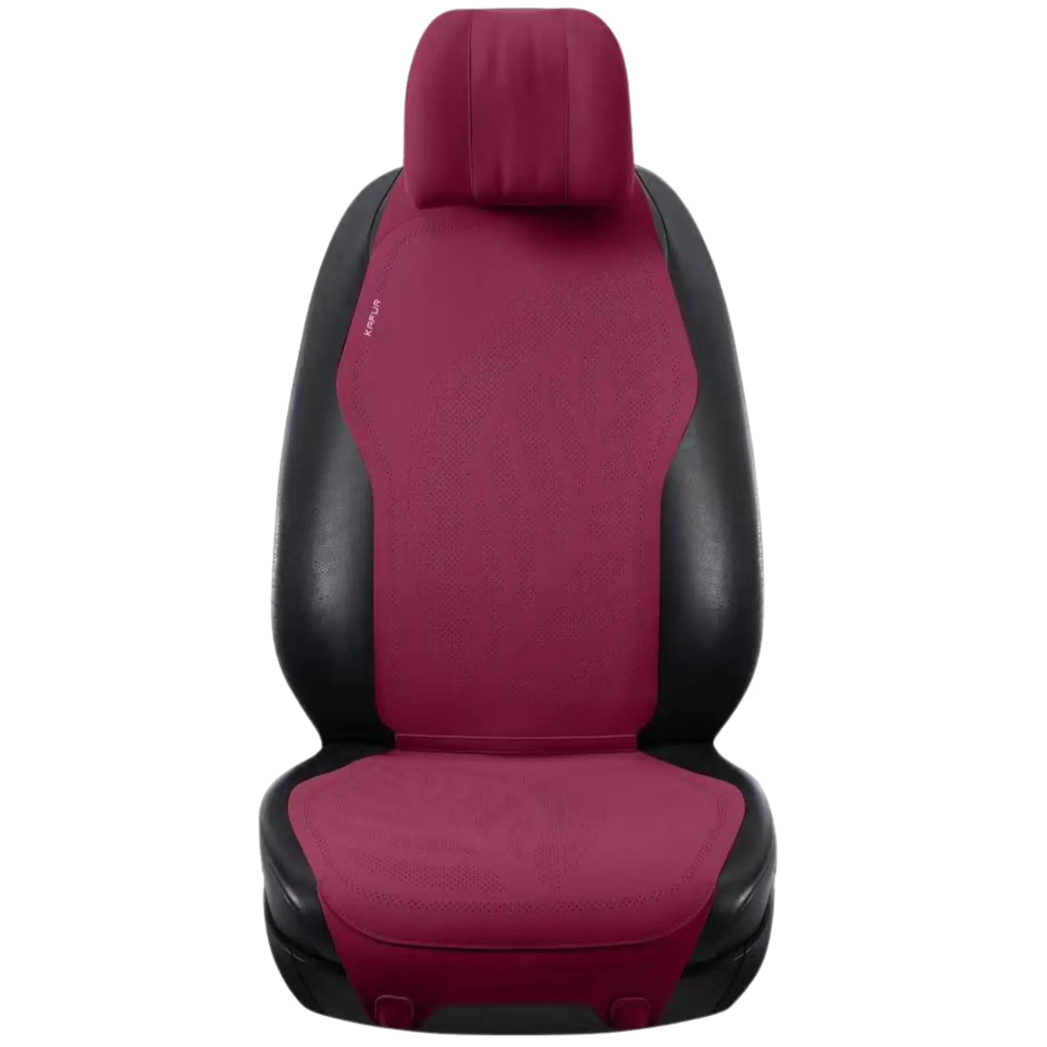 Breathable Minimalist Suede Seat Covers | Velvet Burgundy