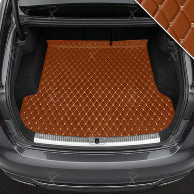 Luxus Diamond Base Series Trunk Mat | Caramel Brown