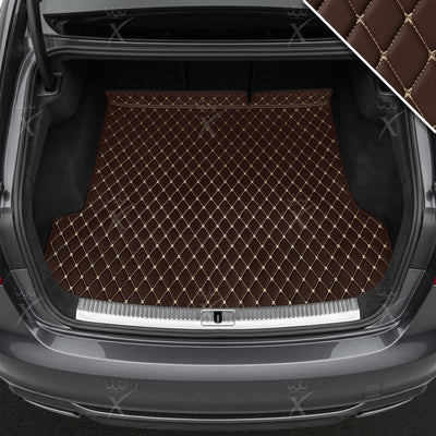 Luxus Diamond Base Series Trunk Mat | Chocolate Brown